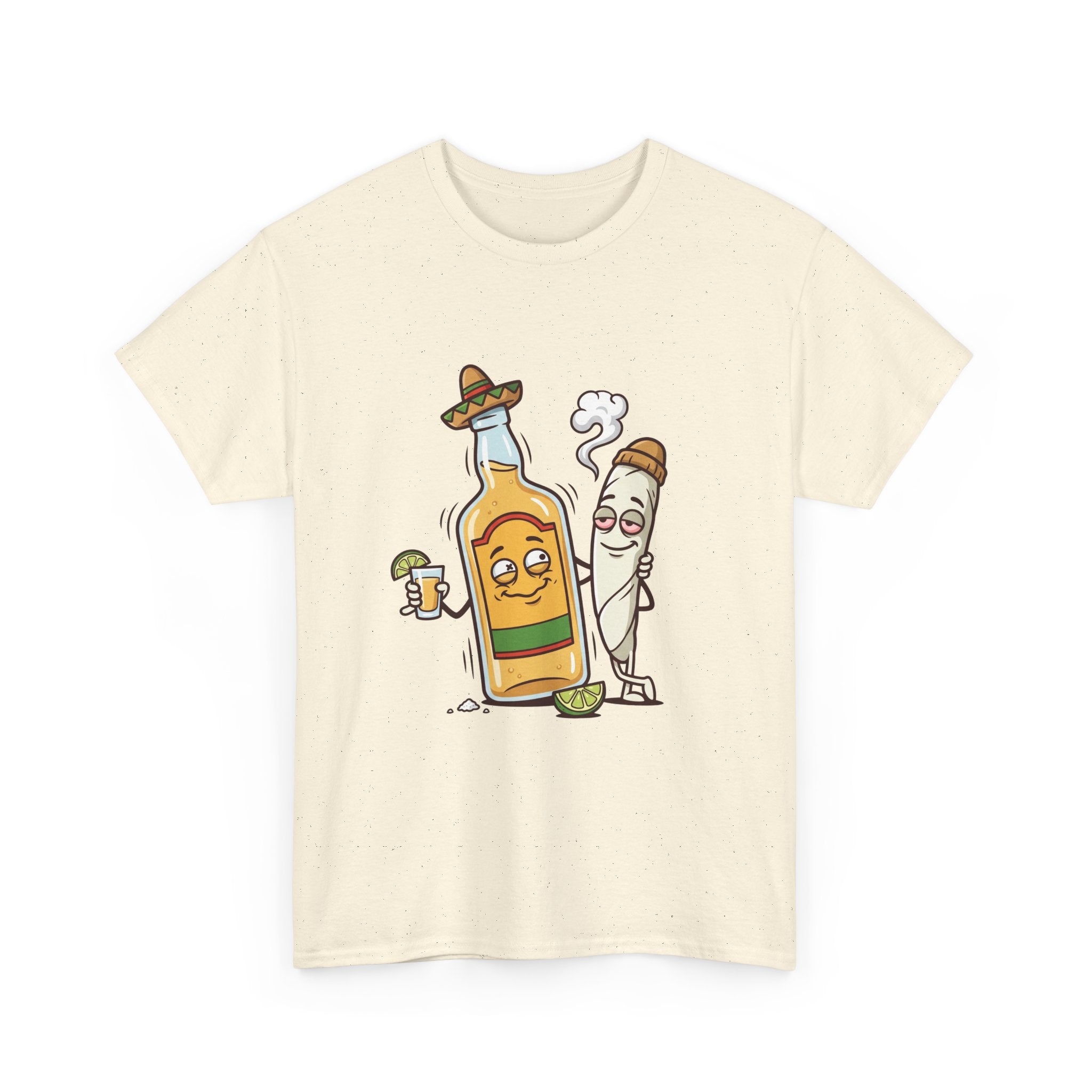 Tequila & Joint Funny Graphic Tee