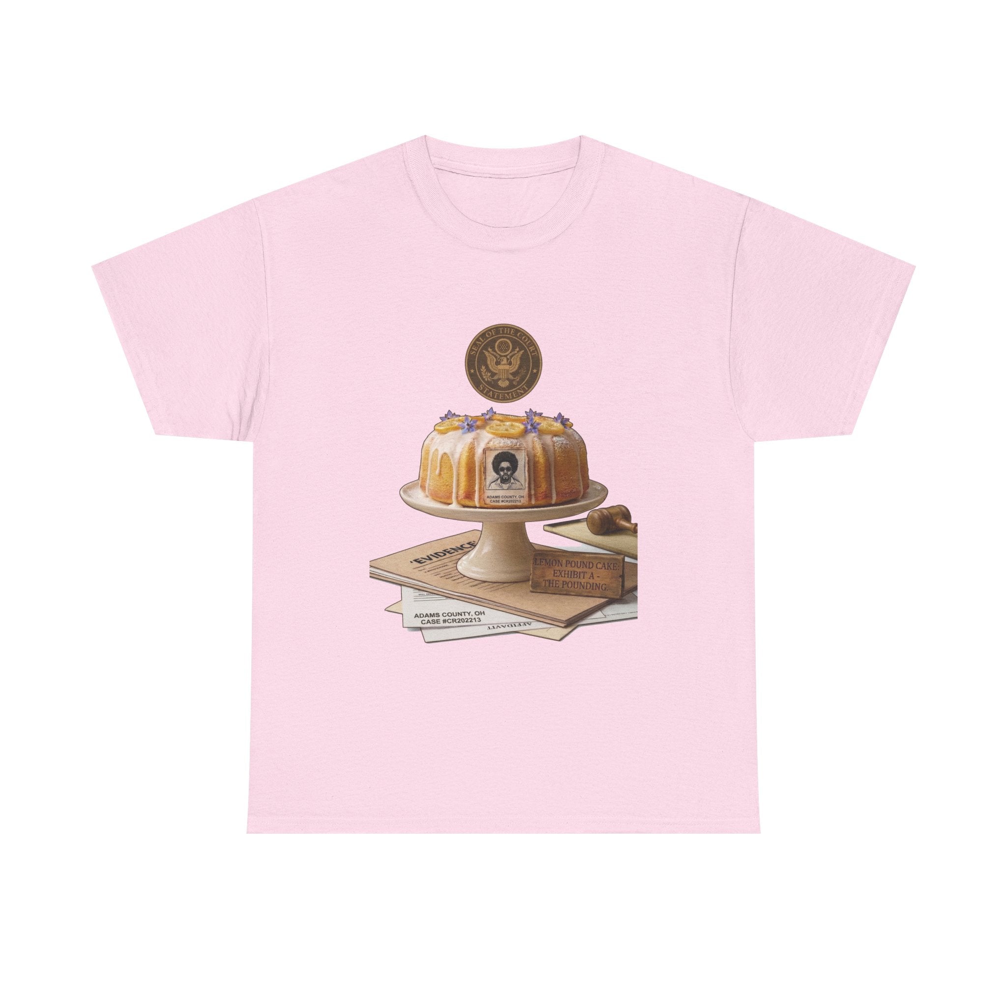 Lemon Pound Cake T‑Shirt — Vintage Baking Illustration Tee