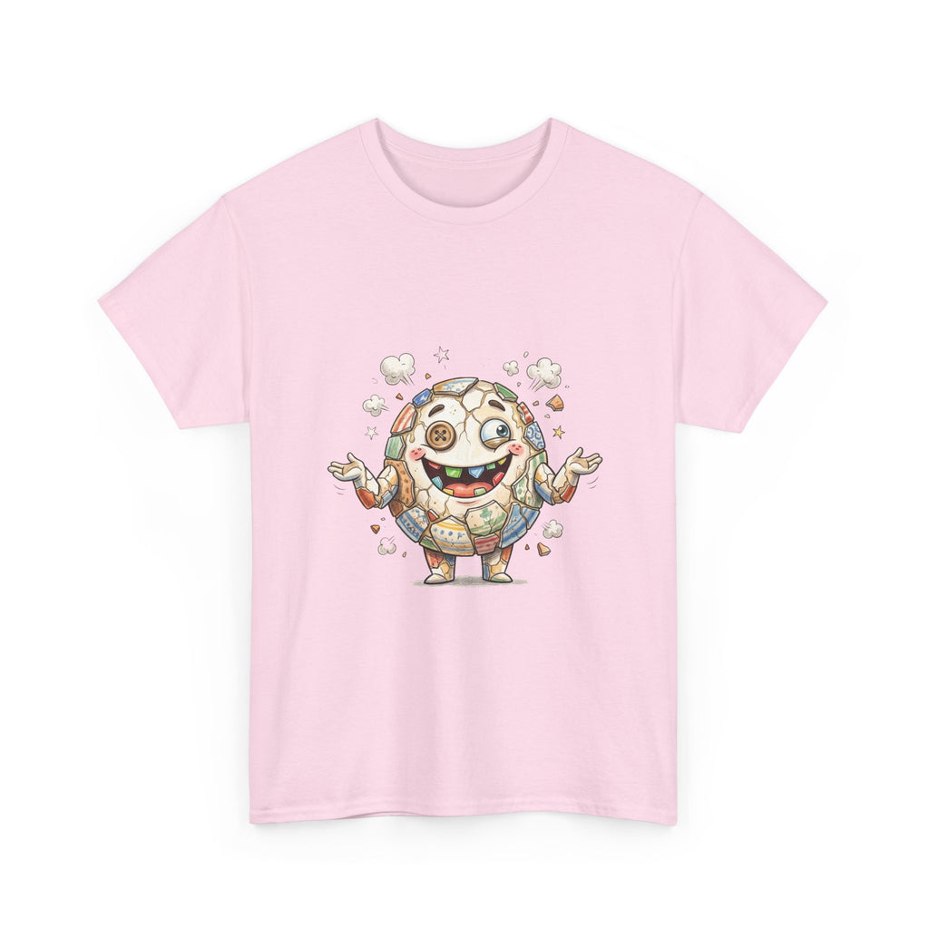 T-Shirt — Cute Kawaii Mosaic Egg Character Illustration Tee