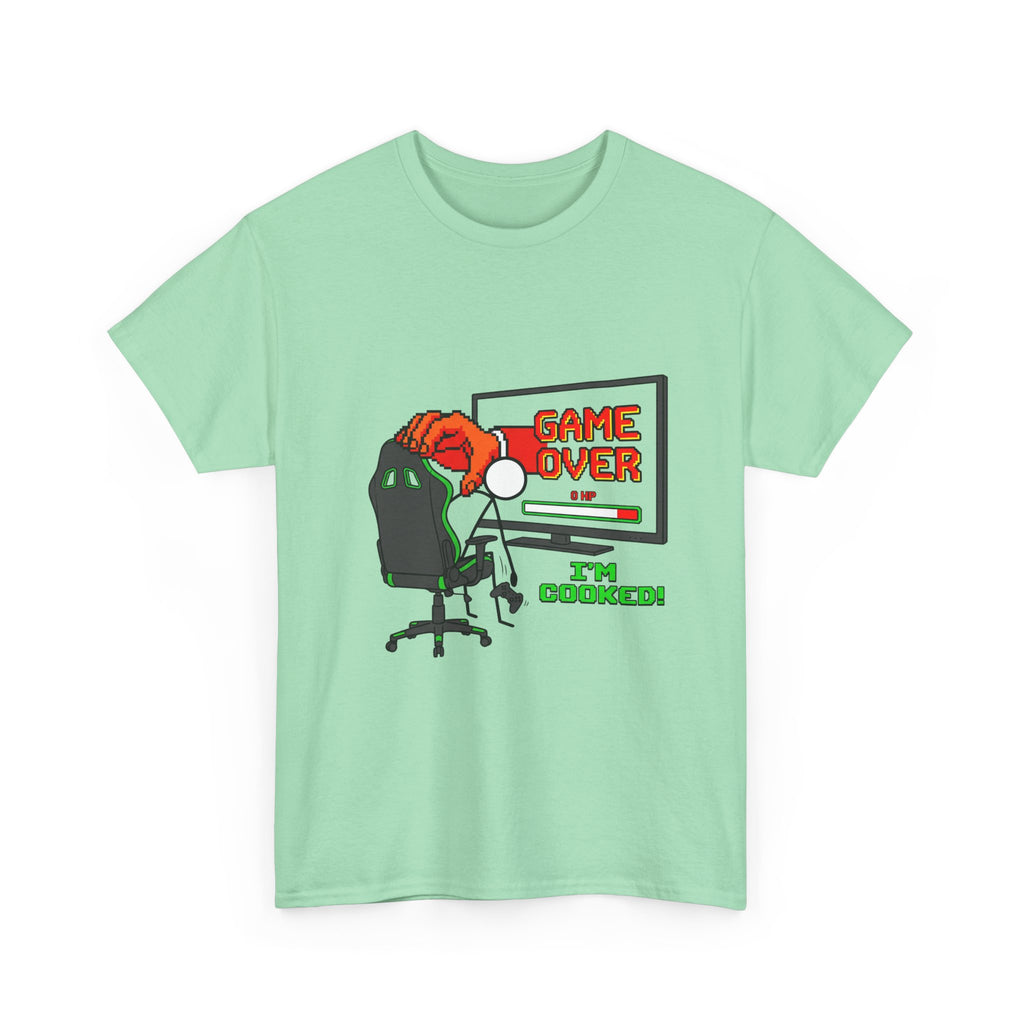Gamer "Game Over I'm Cooked" T-Shirt