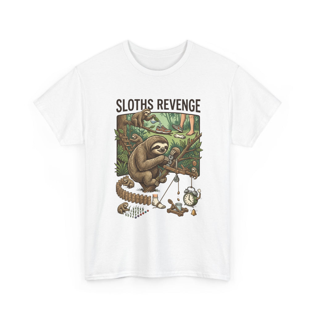 Sloths Revenge T-Shirt — Funny Retro Sloth Graphic Tee