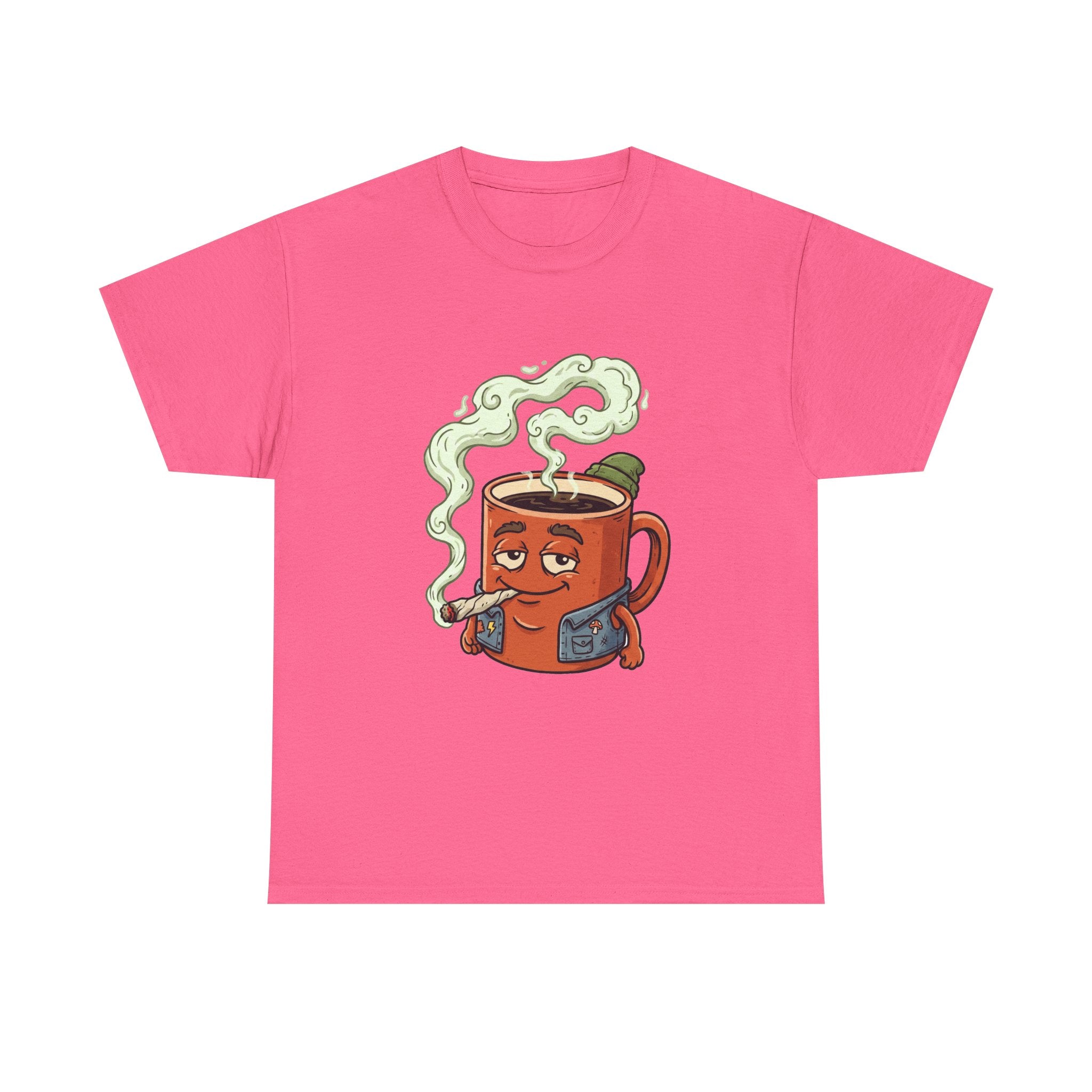Coffee and a Joint Tee — Funny Smoking Coffee Graphic T-Shirt