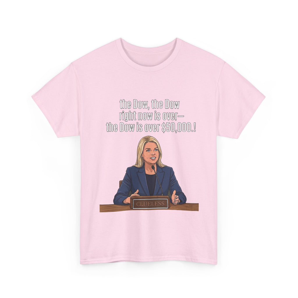 T-Shirt — 'The Dow, The Dow right now is over... The Dow is over 50,000' Graphic Tee
