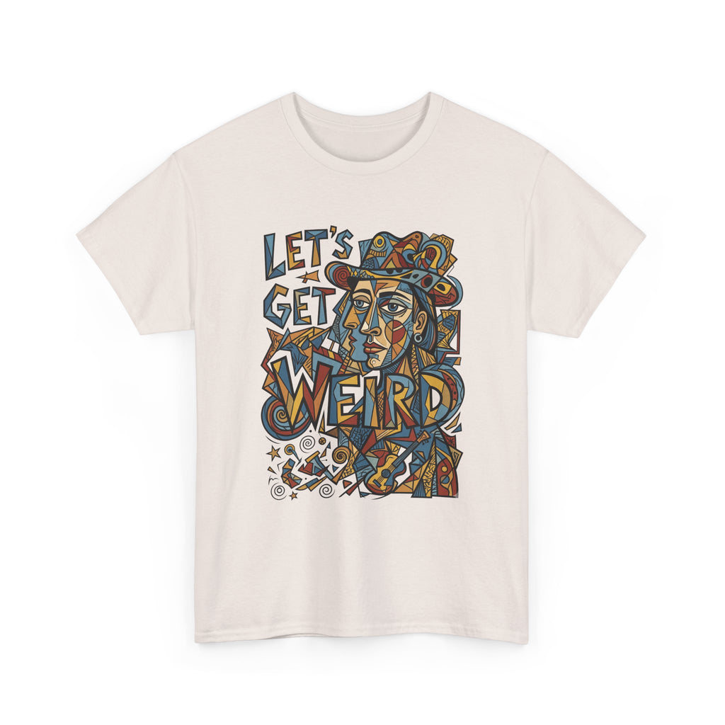 Let’s Get Weird T-Shirt — Retro Psychedelic Face Graphic Tee