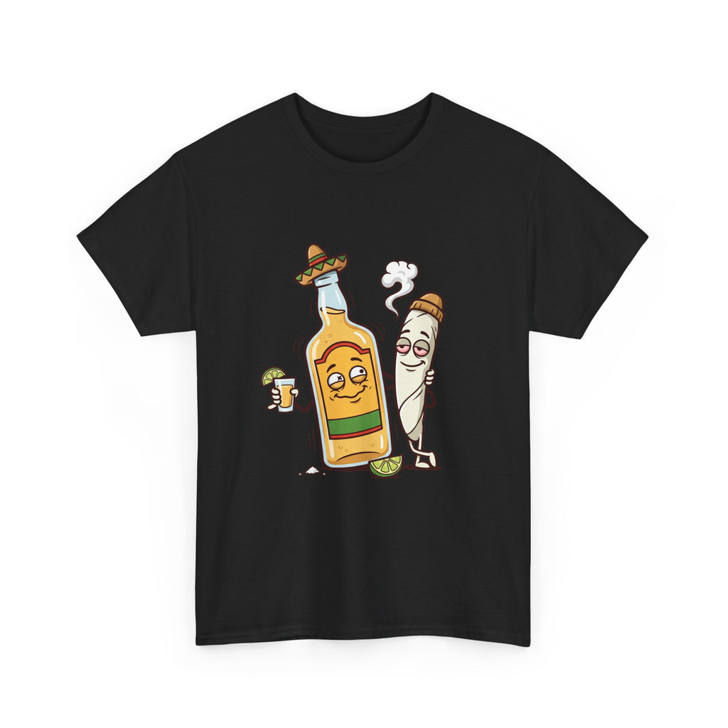 Tequila & Joint Funny Graphic Tee