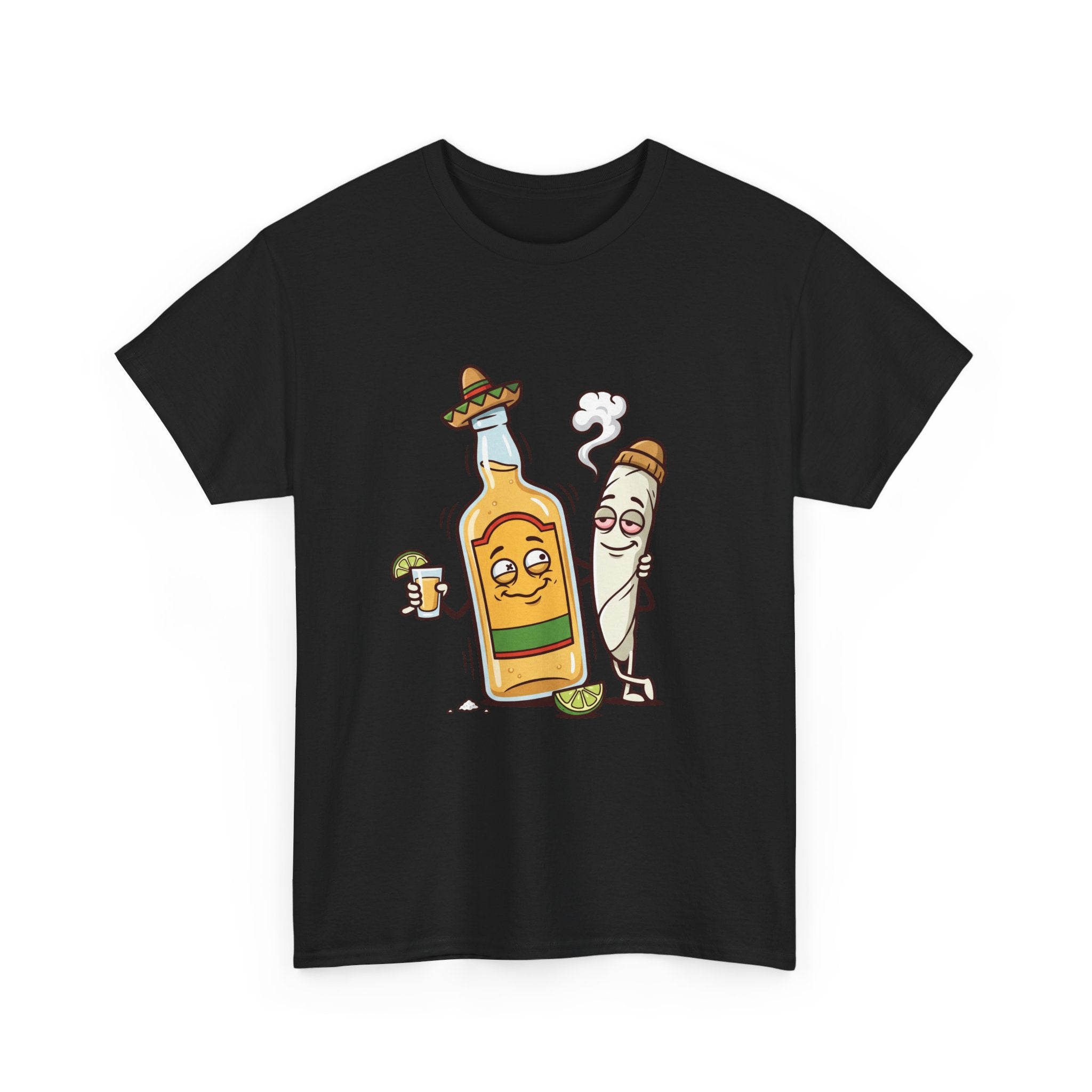 Tequila & Joint Funny Graphic Tee