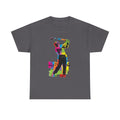Golf Swing Pop Art T-Shirt — Colorful Golfer Graphic Tee