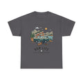 Van Life Camper T-Shirt — Retro Adventure Tee with Campfire Graphic