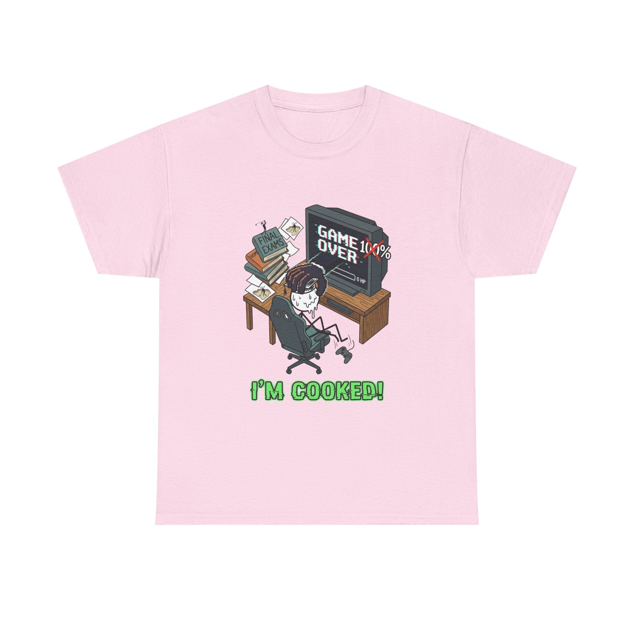 Gamer 'Game Over I'm Cooked' Graphic Tee