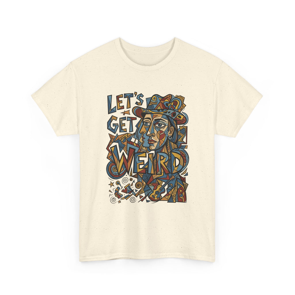 Let’s Get Weird T-Shirt — Retro Psychedelic Face Graphic Tee