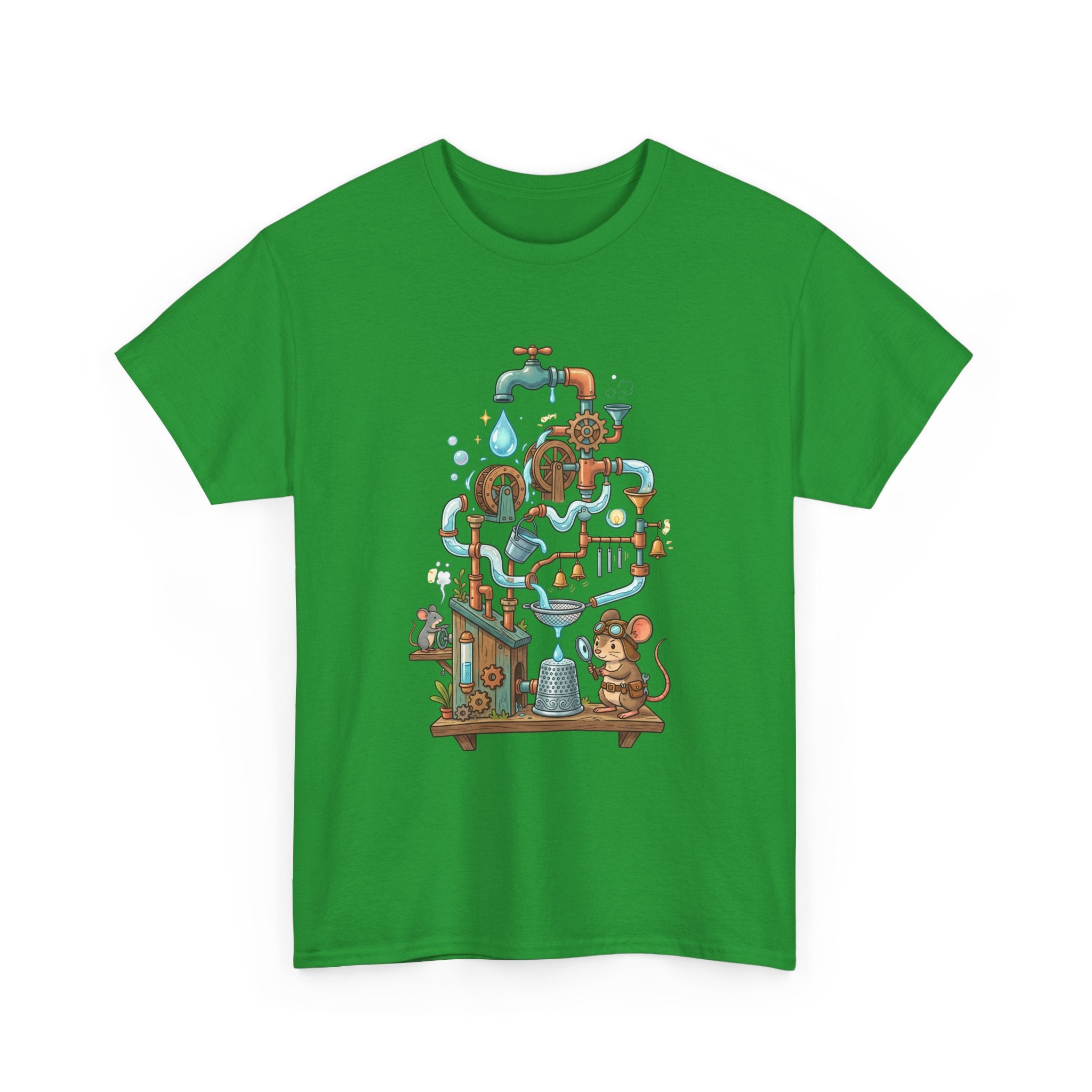 Water Machine T-Shirt — Cute Mouse Contraption Tee