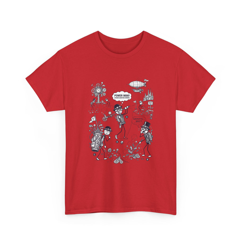 Steampunk Golf Graphic Tee —  "Good Vibes" Illustration
