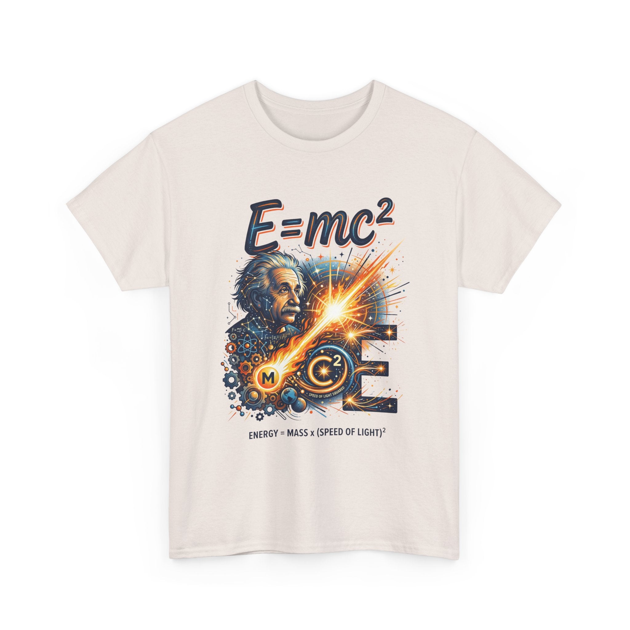 E=mc Einstein Physics T-Shirt — Science Lover Tee