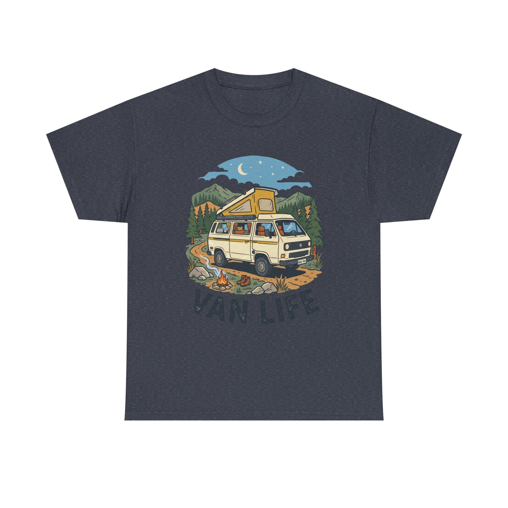 Van Life Tee — Vintage Camper Graphic T-Shirt