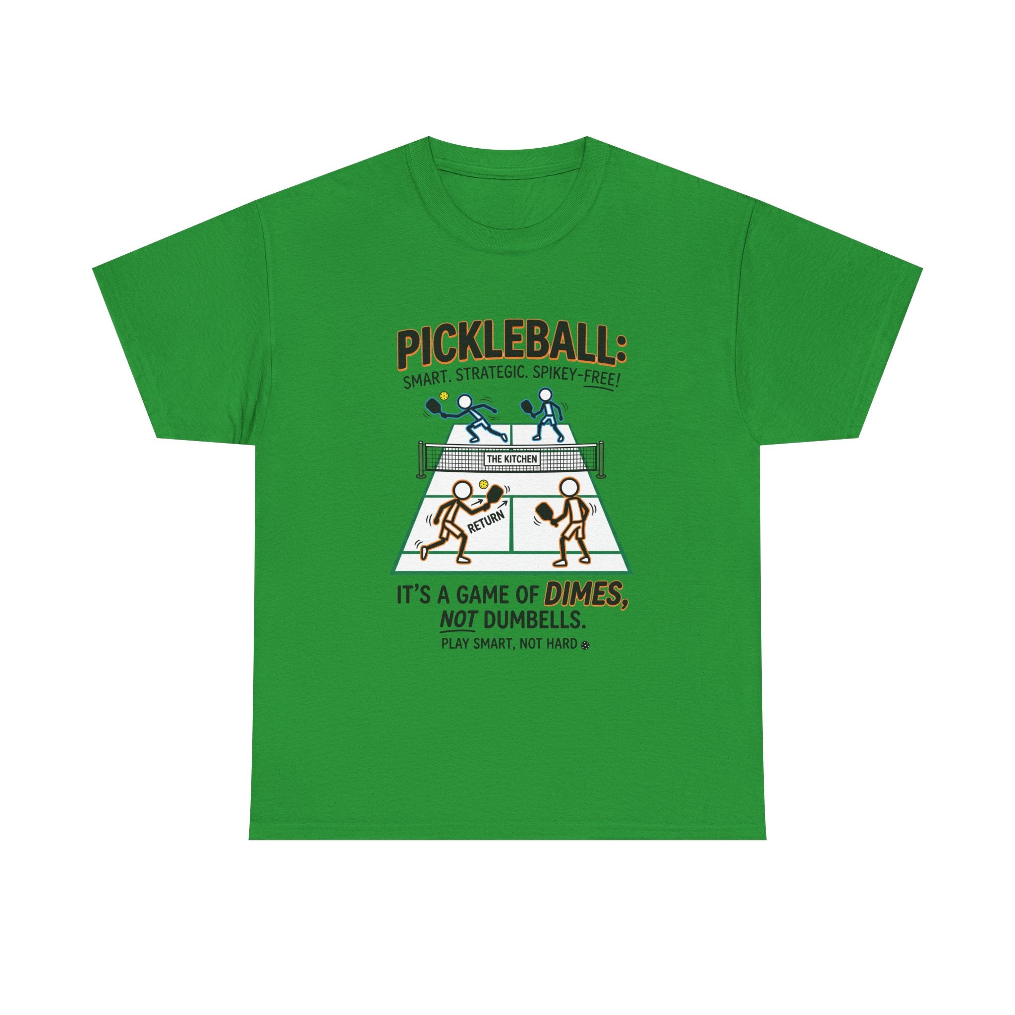 Pickleball Tee — "Pickleball: It’s a Game of Dimes, Not Dumbells" Casual Sports Shirt