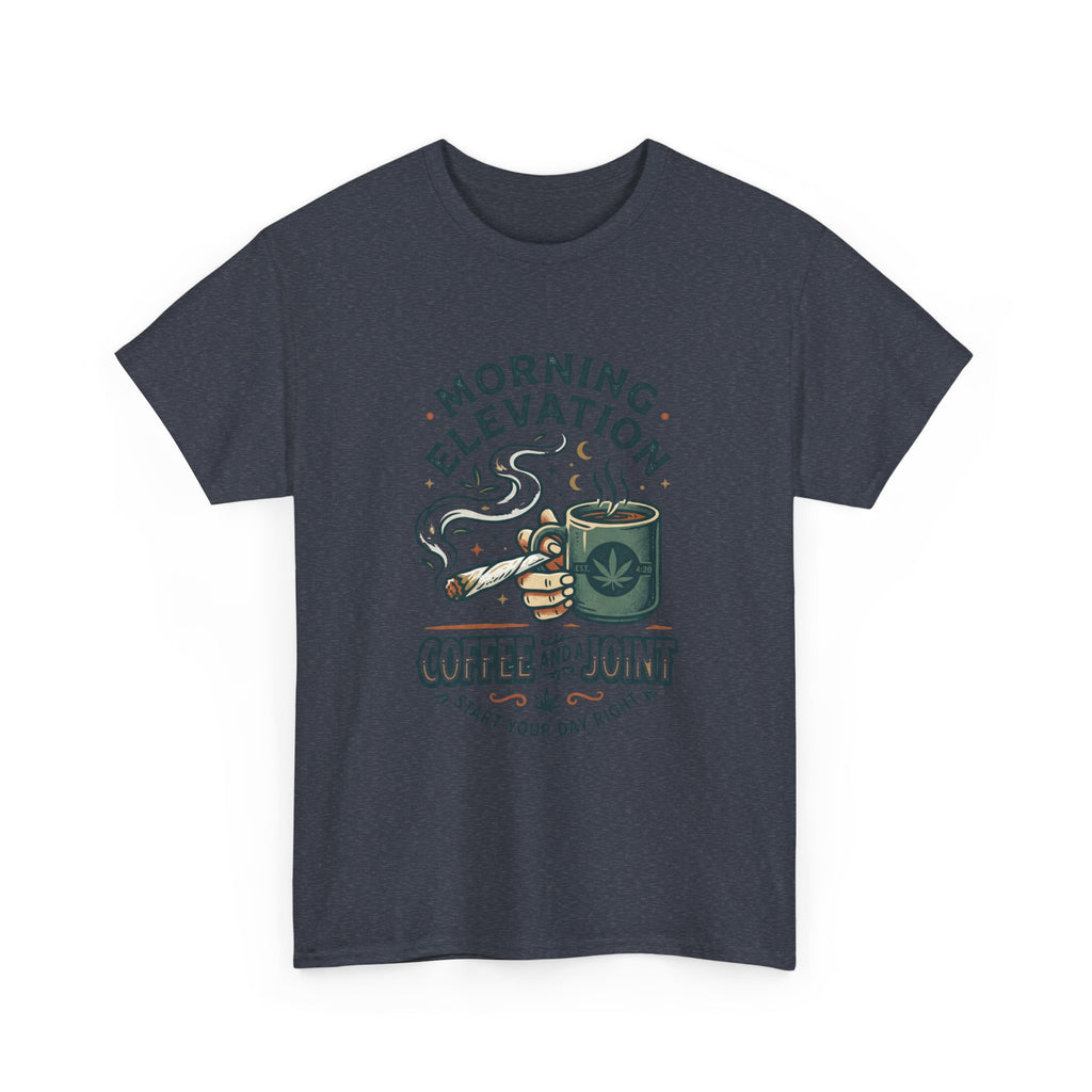 Coffee & Joint T-Shirt — Morning Elevation Graphic Tee