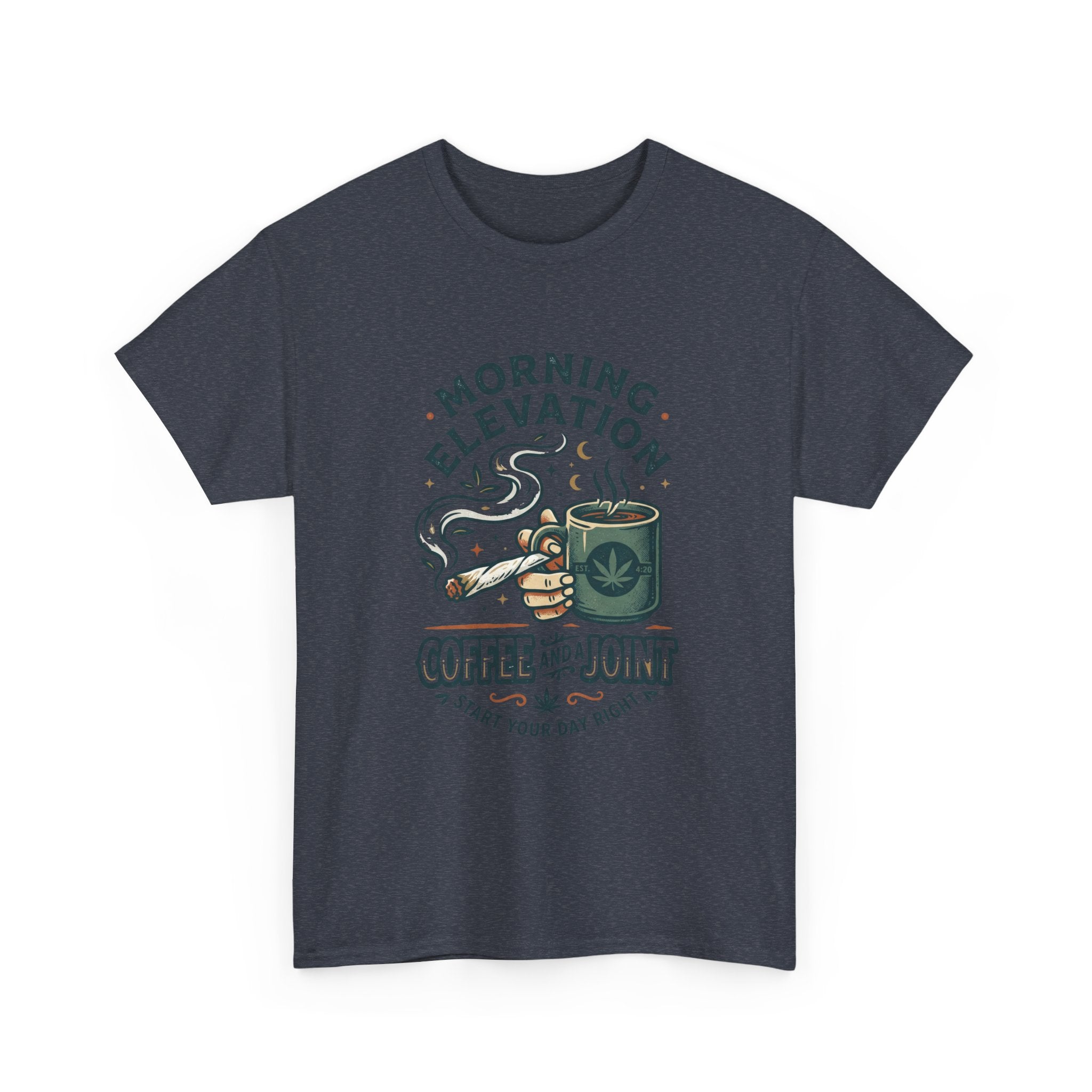 Coffee & Joint T-Shirt — Morning Elevation Graphic Tee