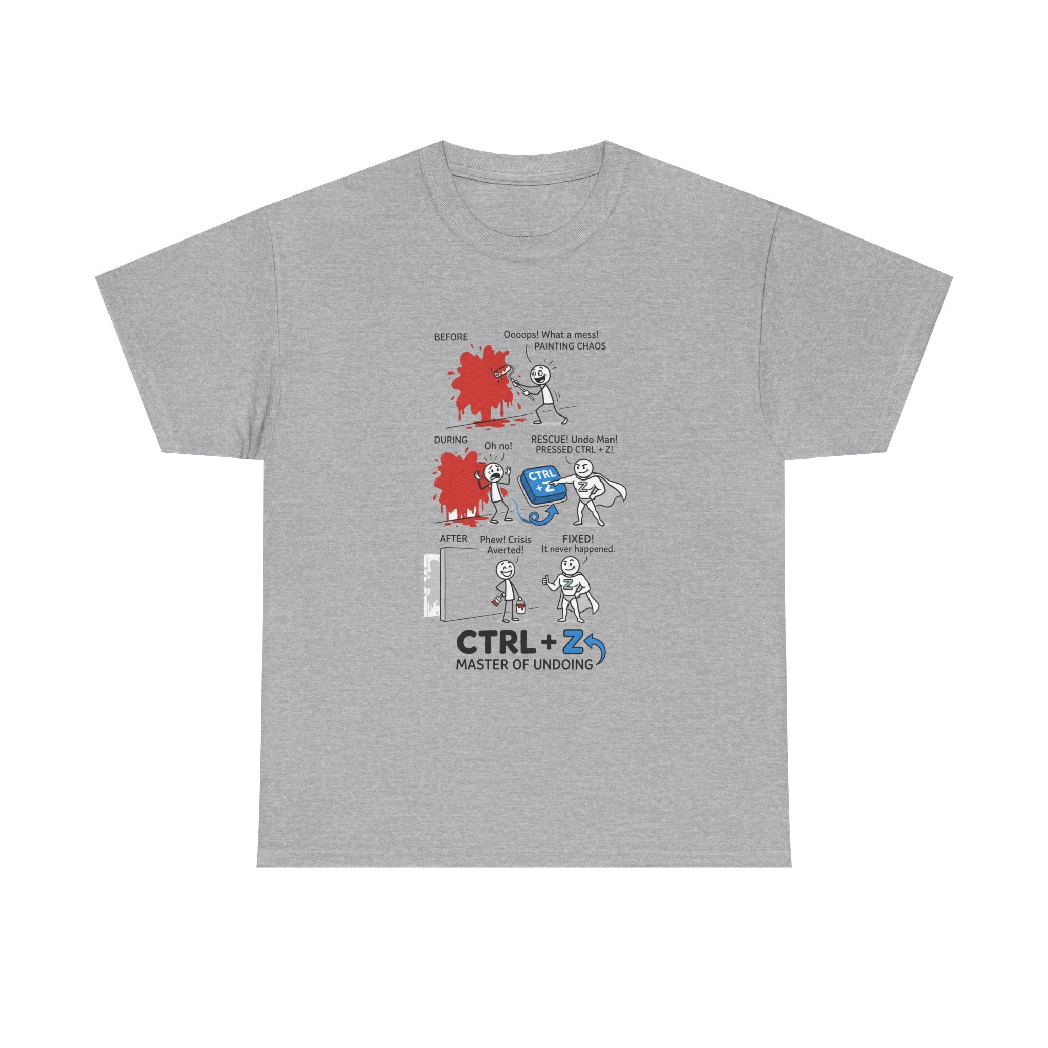CTRL + Z Master of Undoing T-Shirt