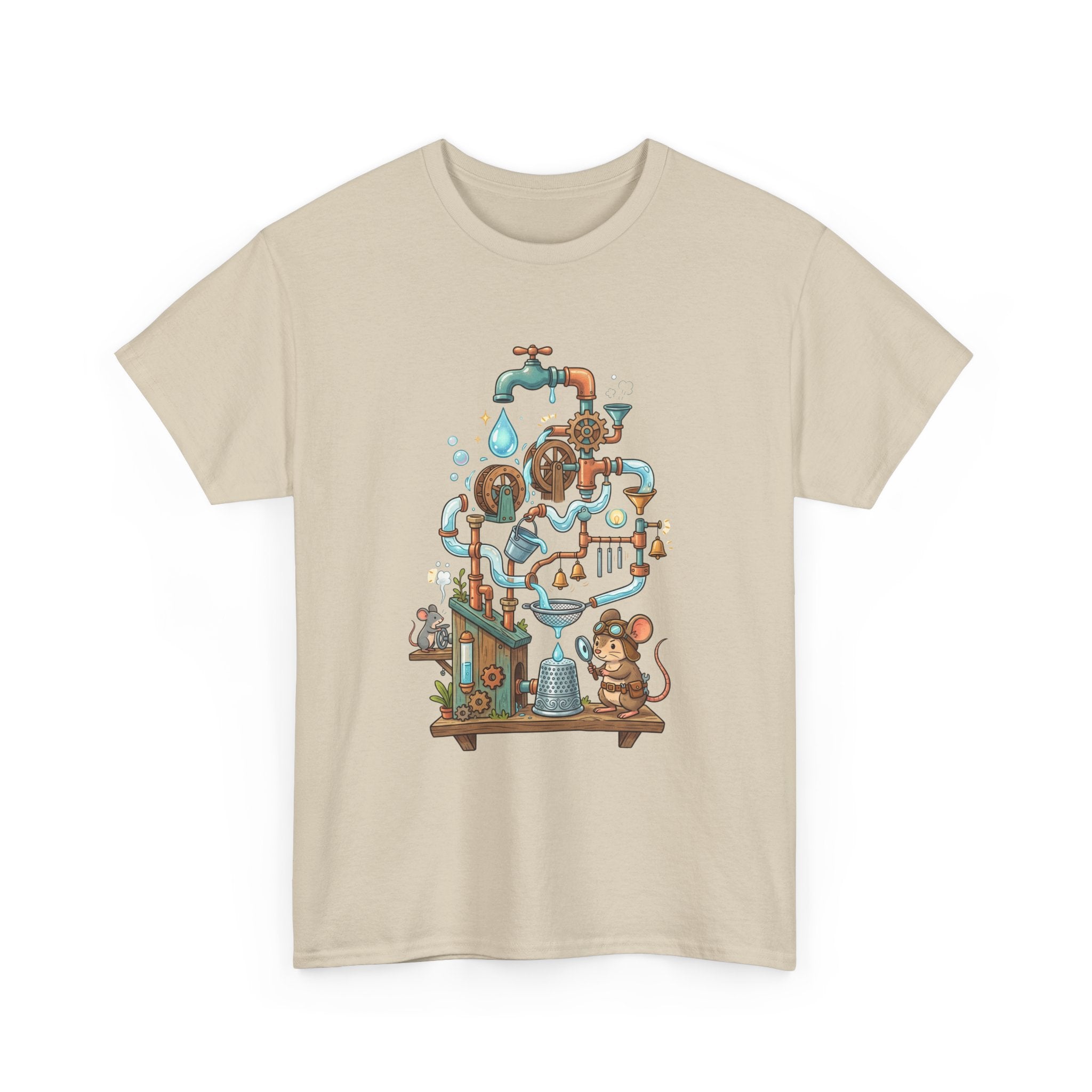 Water Machine T-Shirt — Cute Mouse Contraption Tee