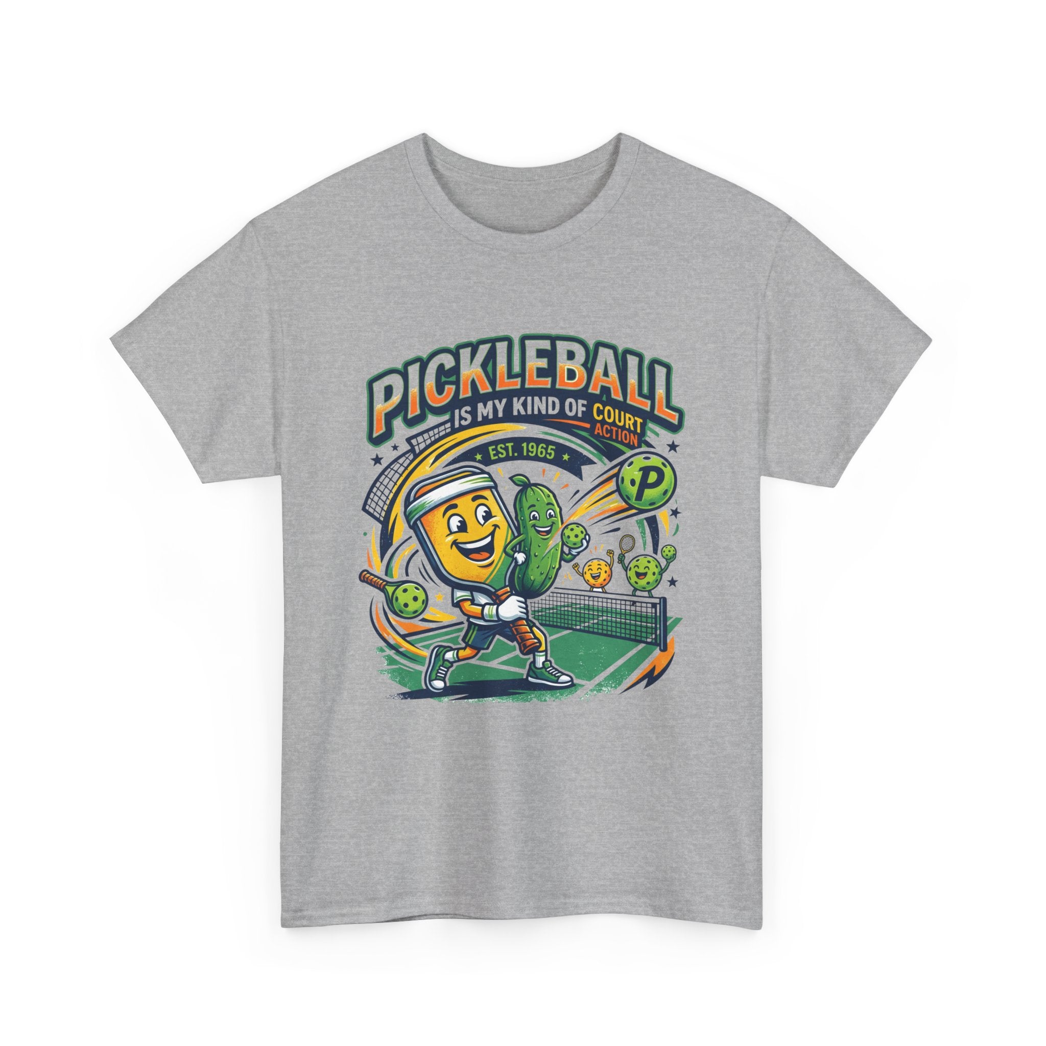 Pickleball Is My Kind of Court T‑Shirt — Funny Pickle Paddle & Dink Graphic Tee