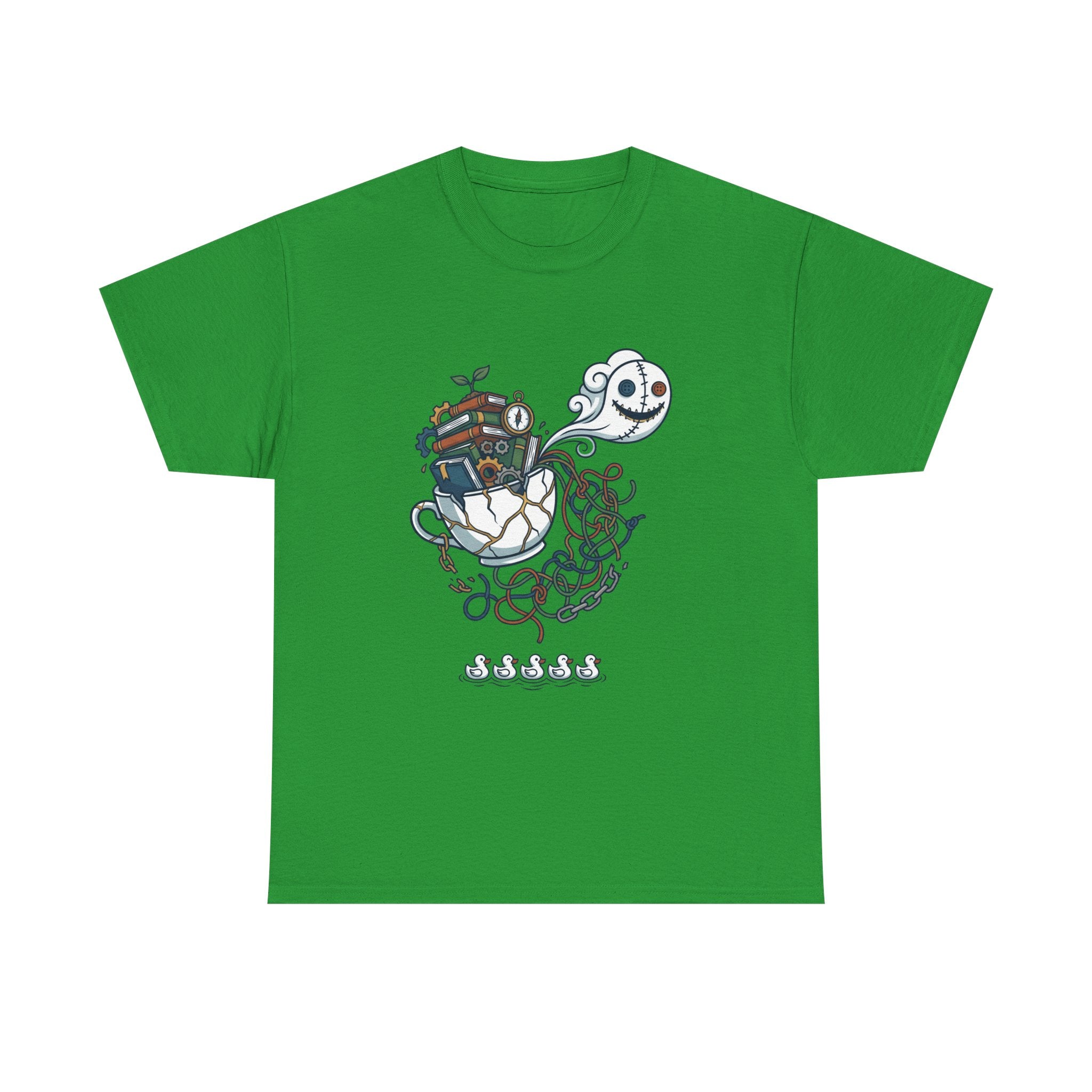 T-Shirt — Whimsical Ghost Ship Illustration Tee