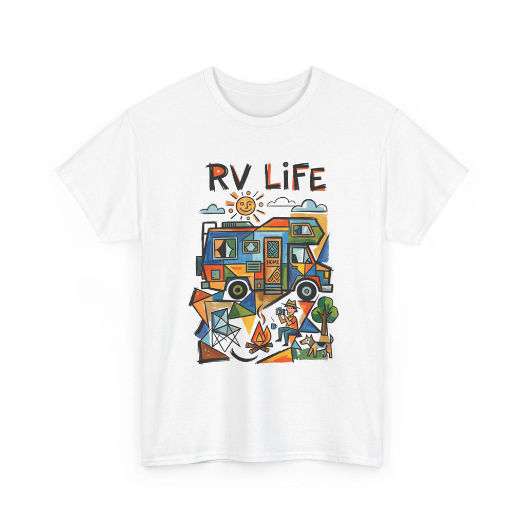 RV Life T-Shirt — Retro Camper Roadtrip Tee for RV Travelers & Campers