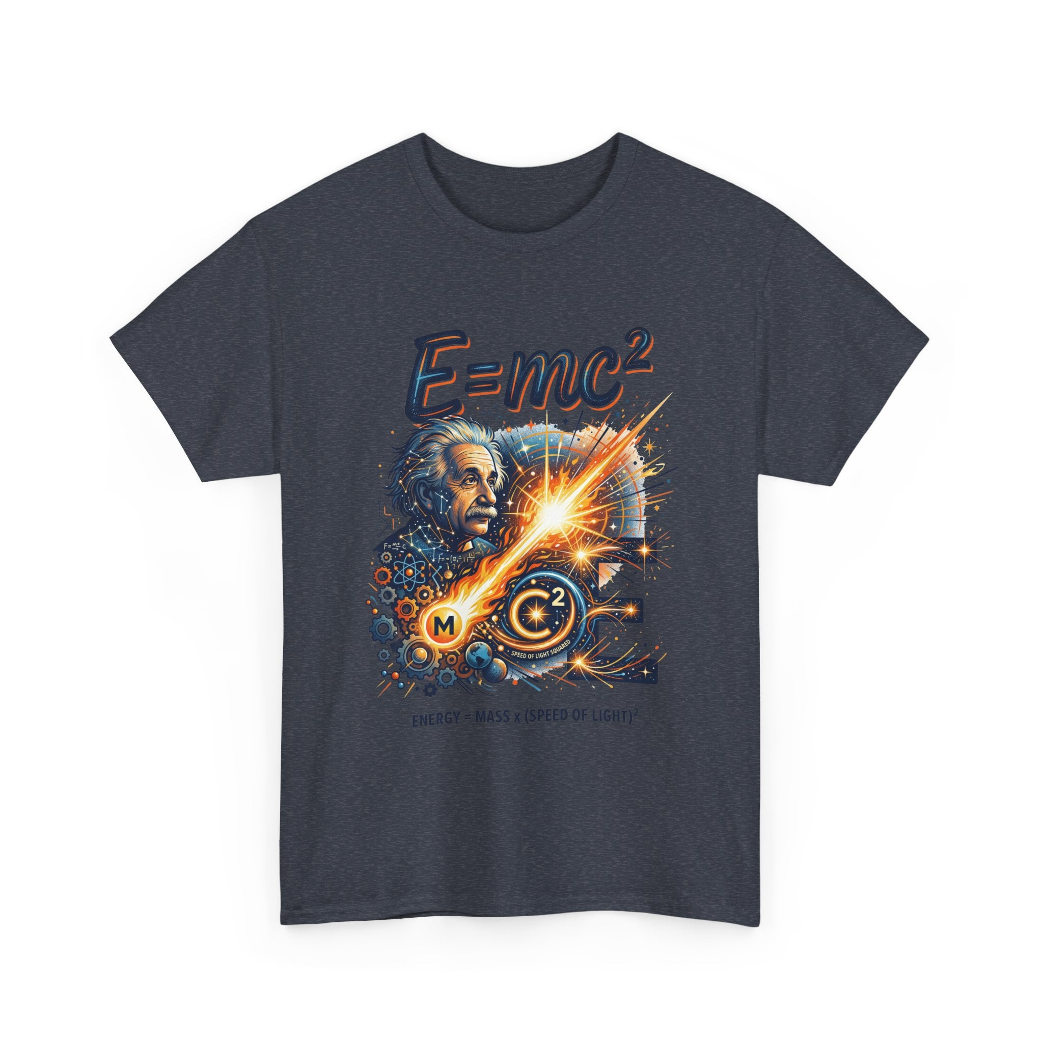 E=mc Einstein Physics T-Shirt — Science Lover Tee