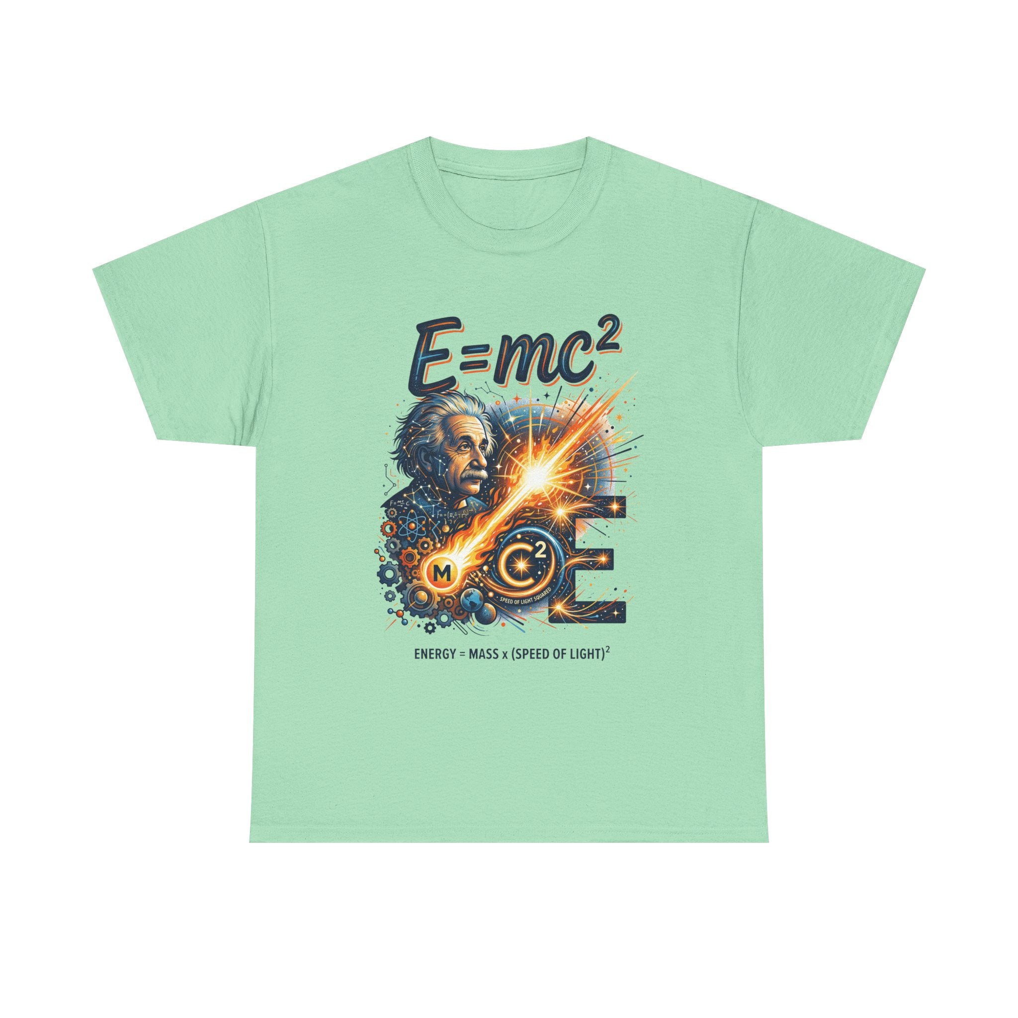 E=mc Einstein Physics T-Shirt — Science Lover Tee