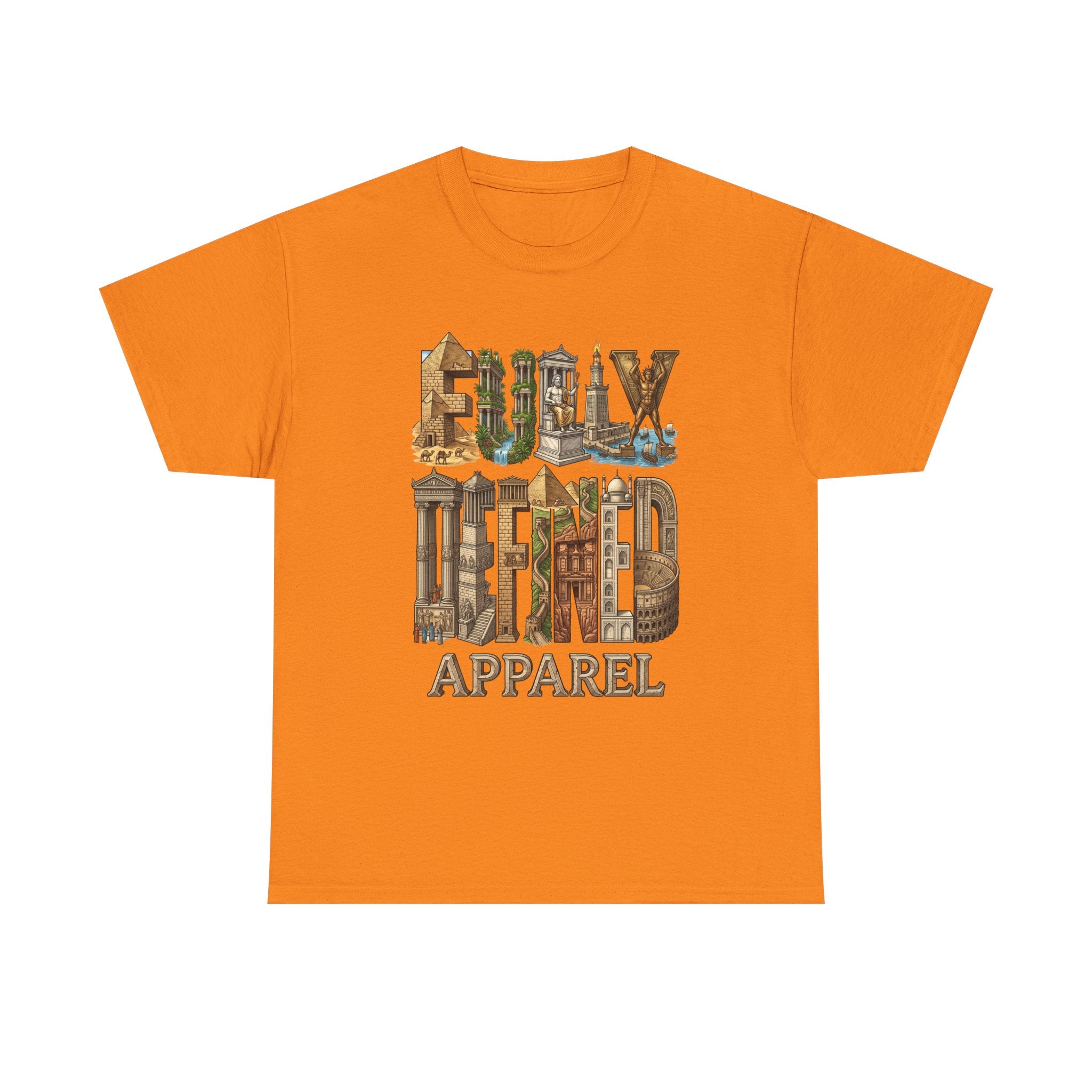 Fully Defined Apparel T‑Shirt — Wonders of the World Graphic Tee