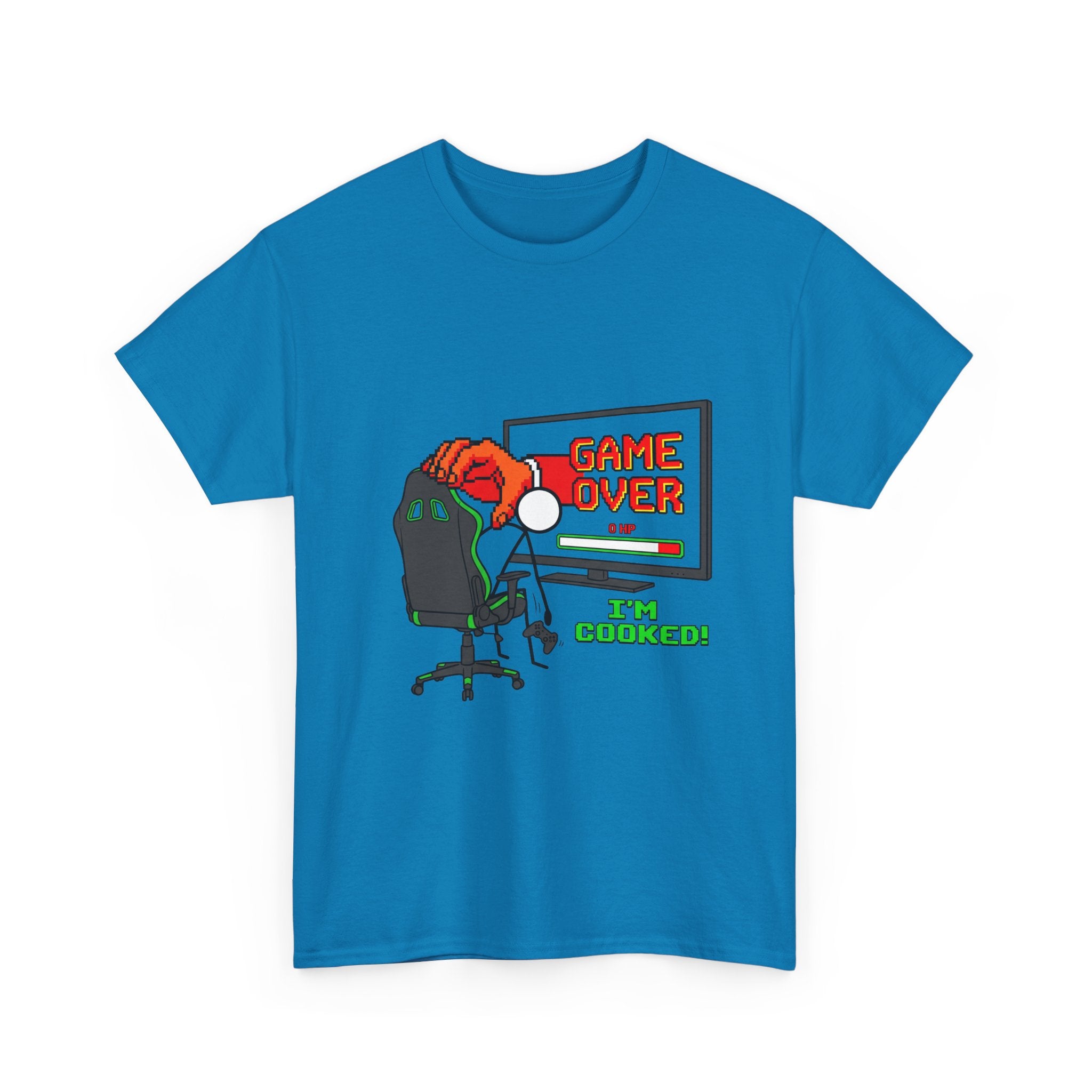Gamer "Game Over I'm Cooked" T-Shirt