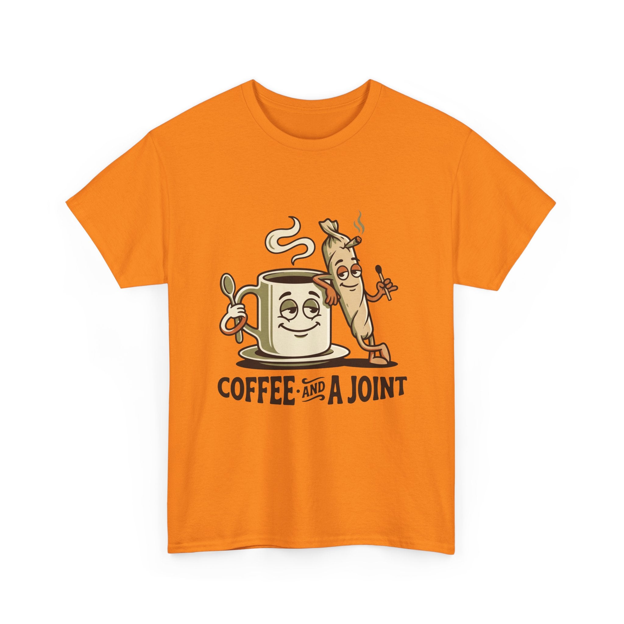 Coffee and a Joint T-Shirt — Funny Stoner Coffee Tee