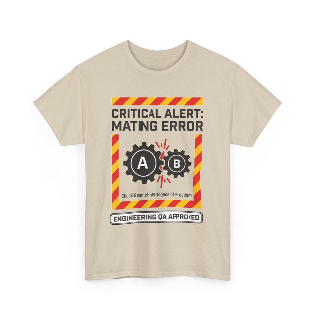Mating Error T‑Shirt — Funny Engineering QA Alert Tee