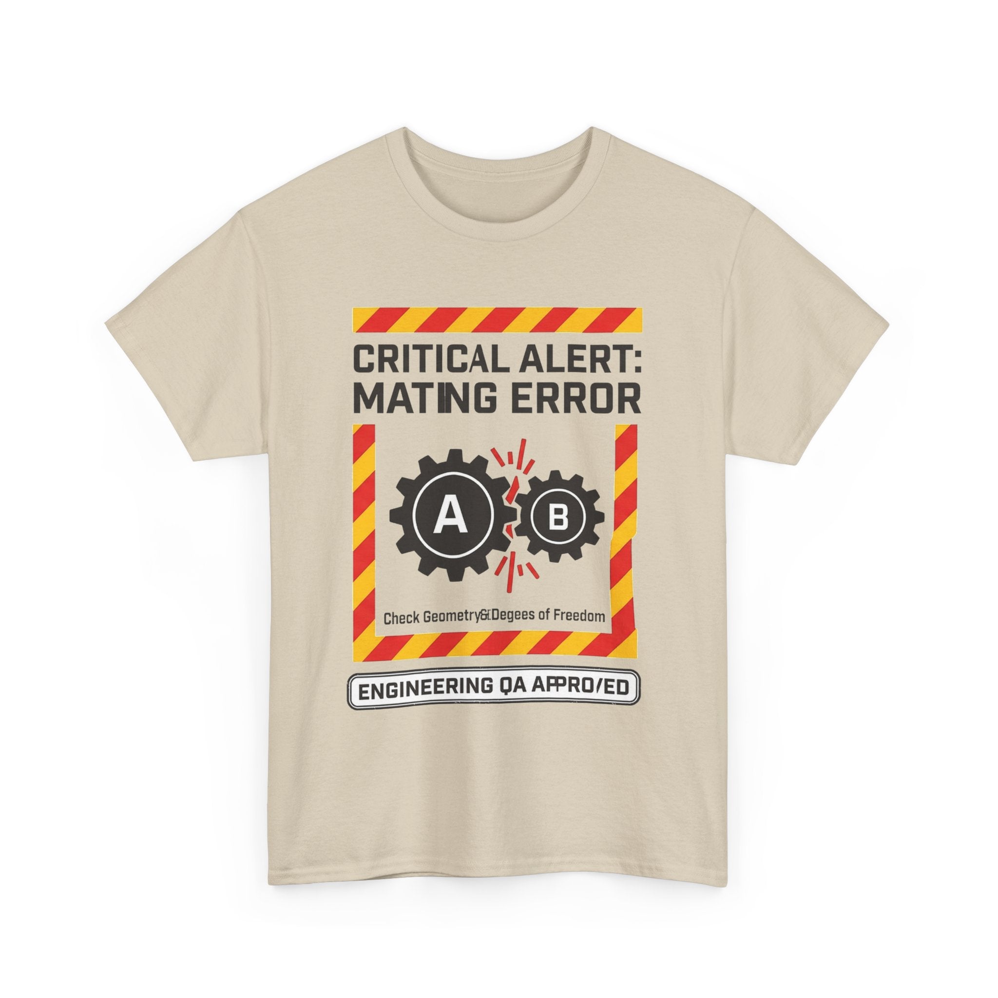 Mating Error T‑Shirt — Funny Engineering QA Alert Tee