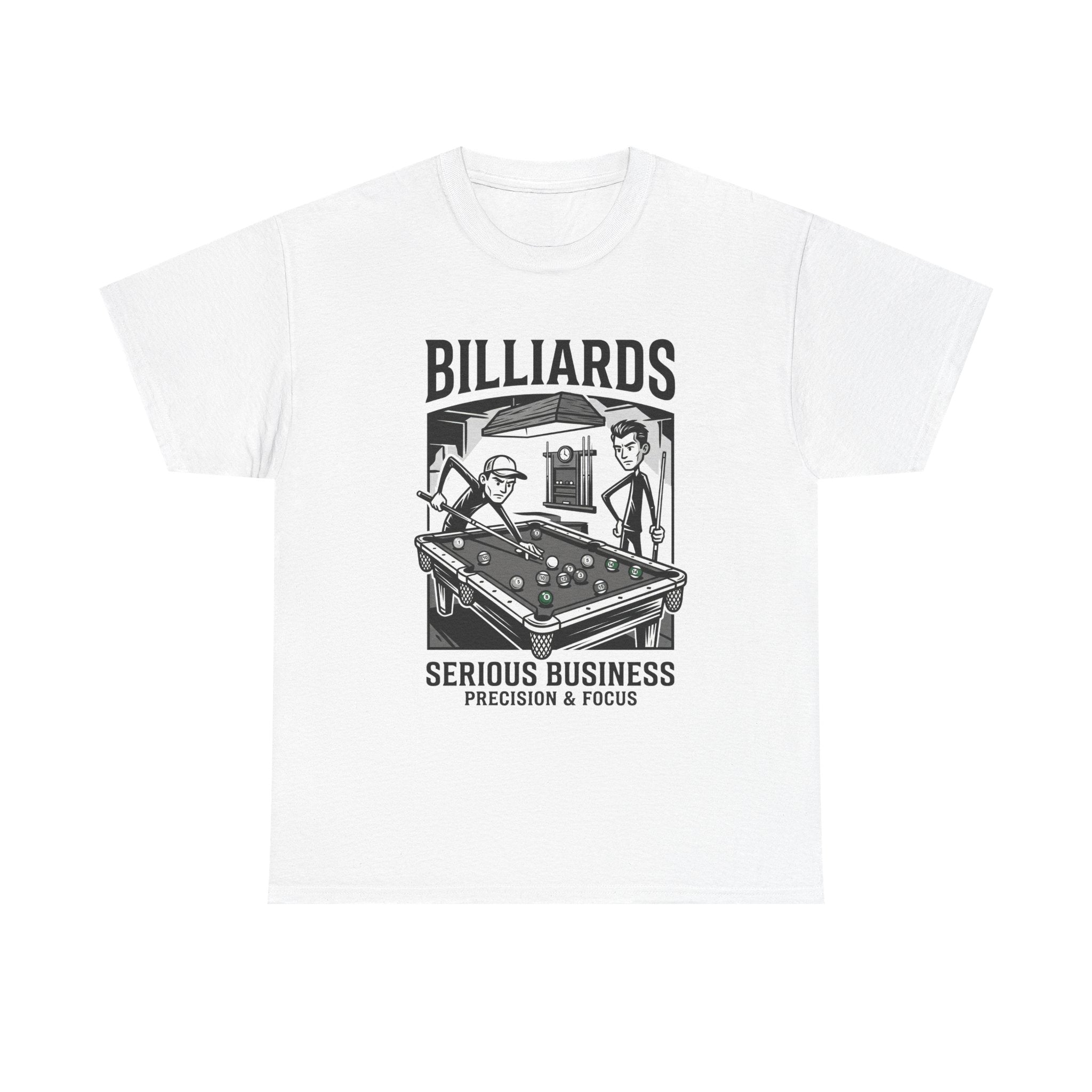 Billiards Tee – "Serious Business" Pool Player T-Shirt