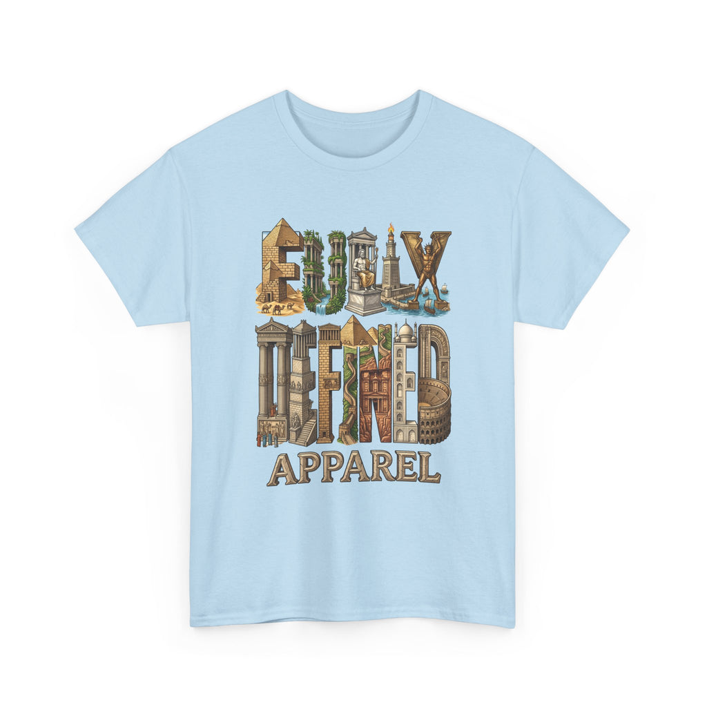 Fully Defined Apparel T‑Shirt — Wonders of the World Graphic Tee