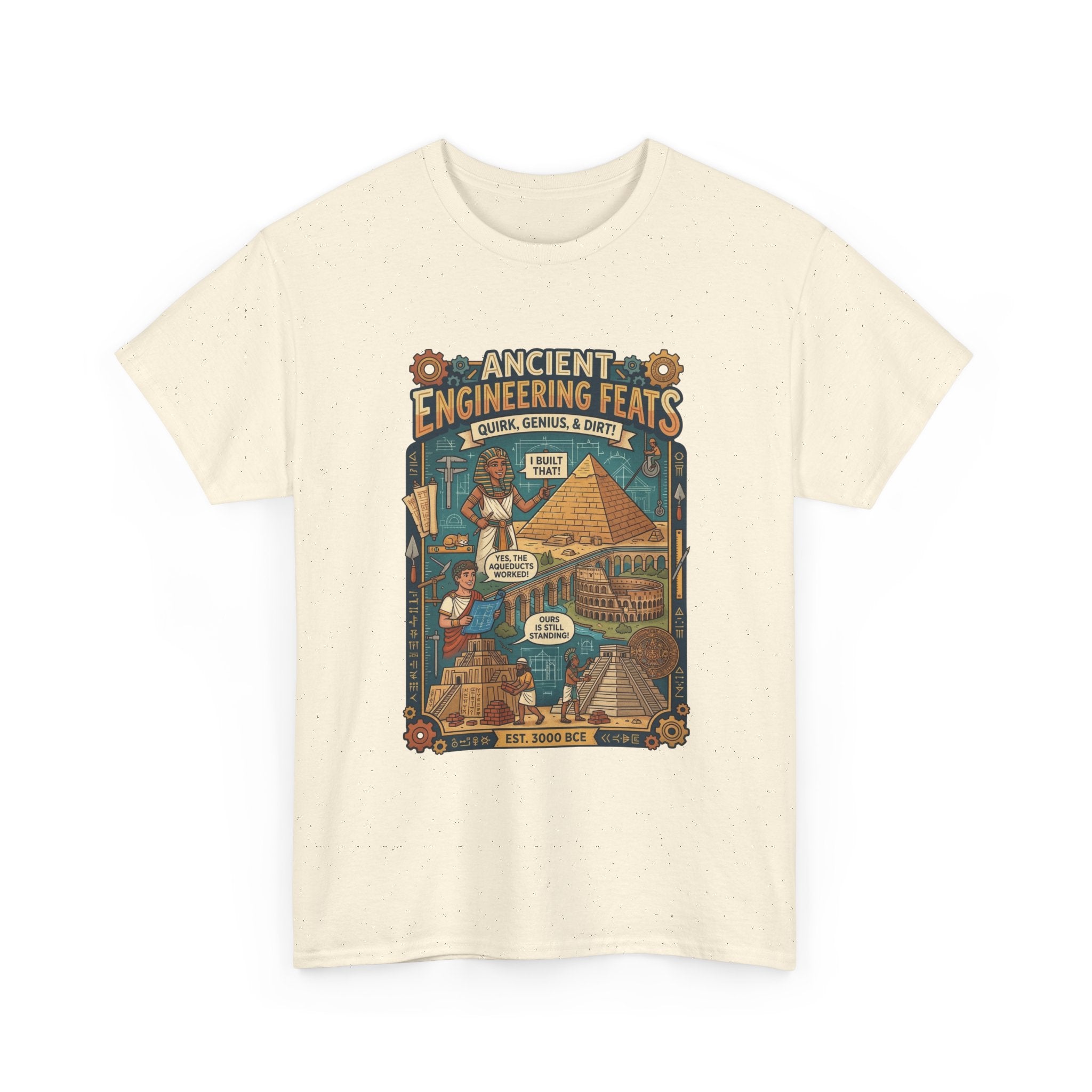 Ancient Engineering Feats Tee Pyramid
