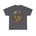 Steampunk Disc Golf T‑Shirt — Vintage Aeronautic Course Graphic Tee