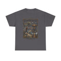 Steampunk Disc Golf T-Shirt — Vintage Victorian Disc Golf Poster Tee
