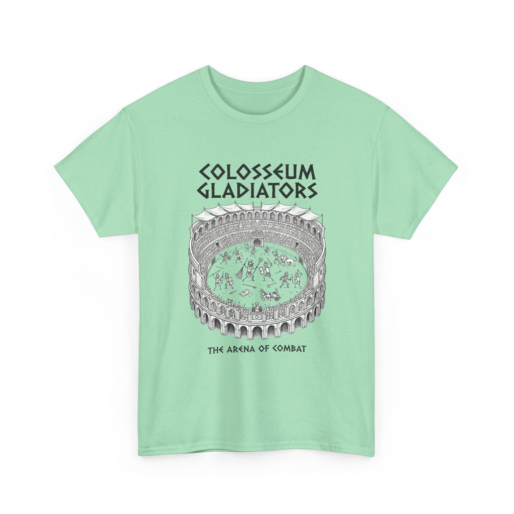 Colosseum Gladiators Tee — Ancient Roman Arena Graphic T-Shirt