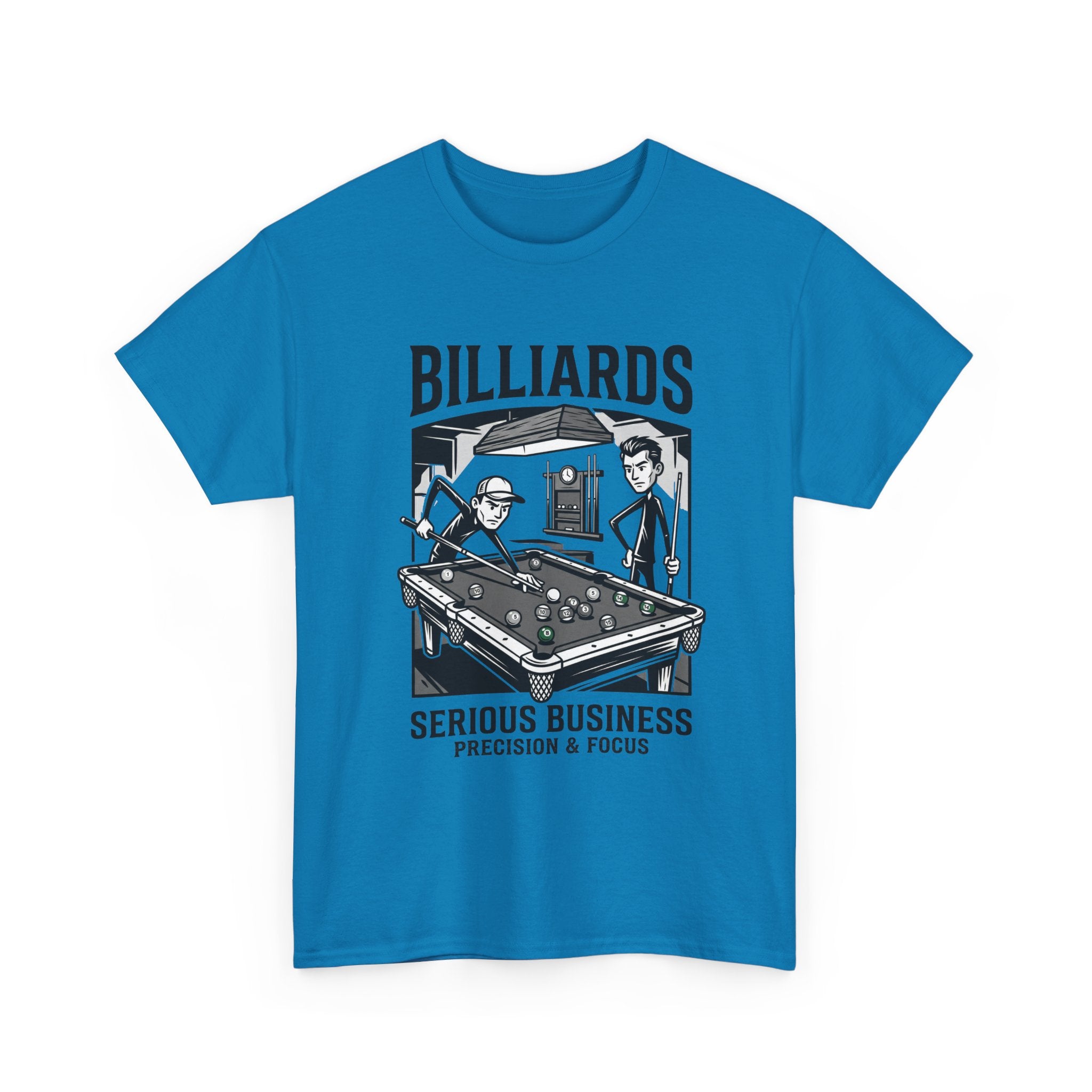 Billiards Tee – "Serious Business" Pool Player T-Shirt