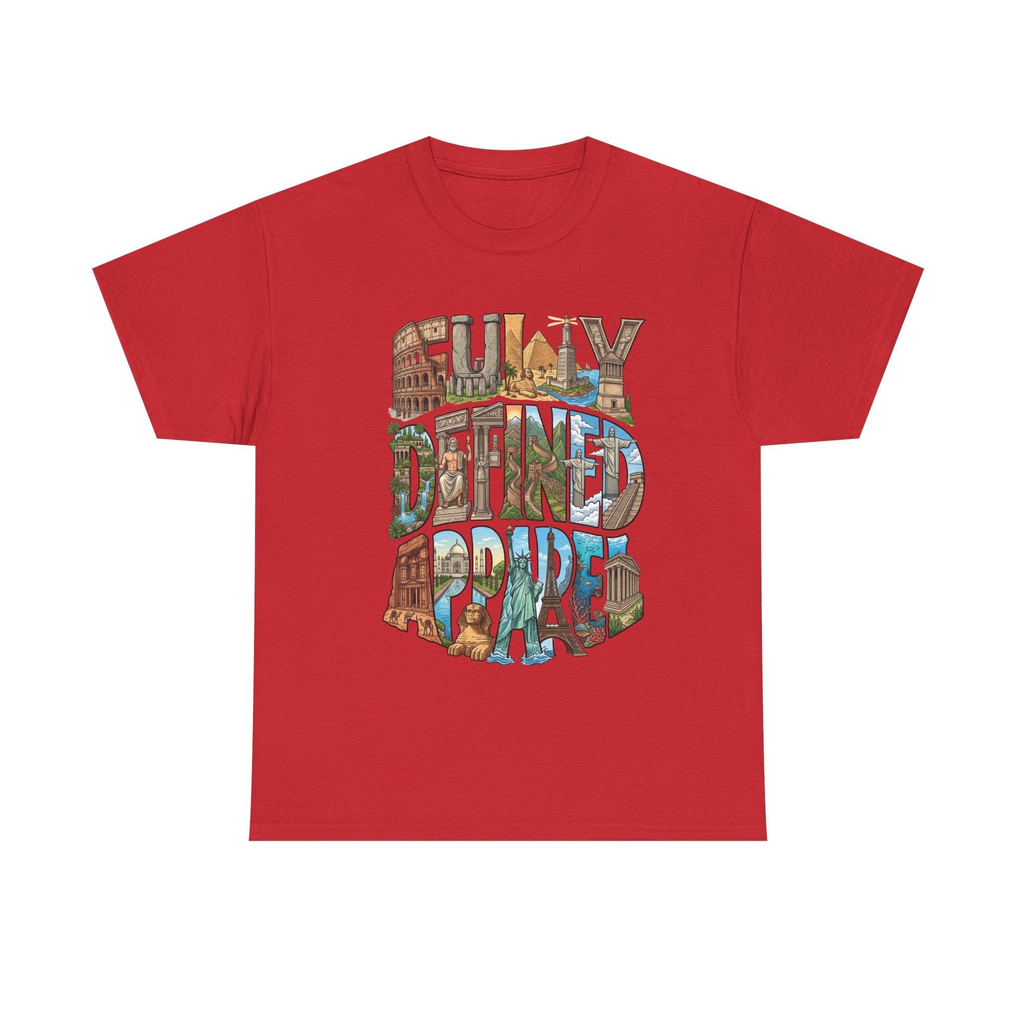 Fully Defined Apparel T‑Shirt — Retro Travel Illustration Tee