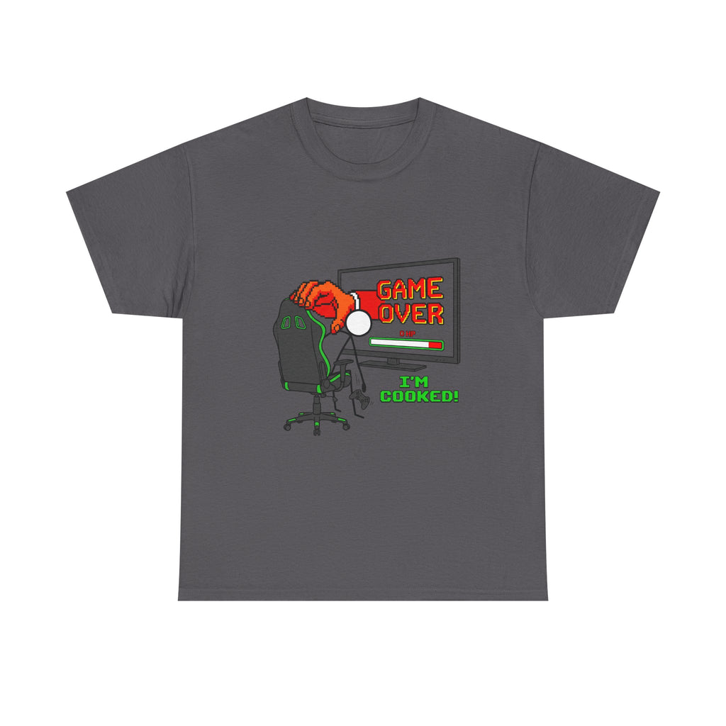 Gamer "Game Over I'm Cooked" T-Shirt