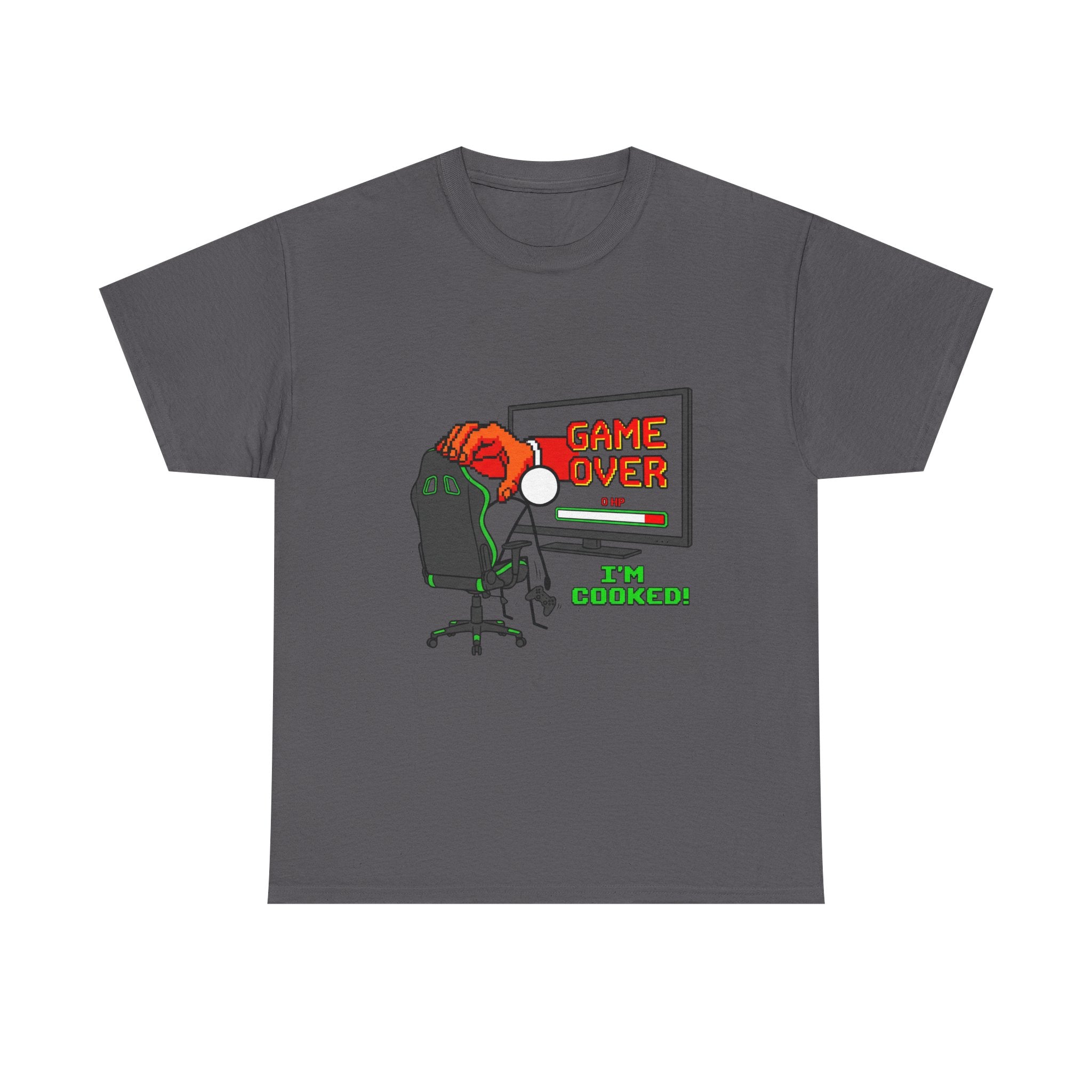 Gamer "Game Over I'm Cooked" T-Shirt