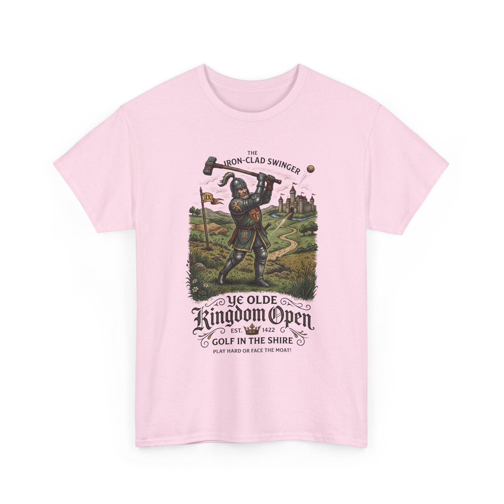 Golf T-Shirt — 'Ye Olde Kingdom Open' Vintage Medieval Golf Graphic Tee