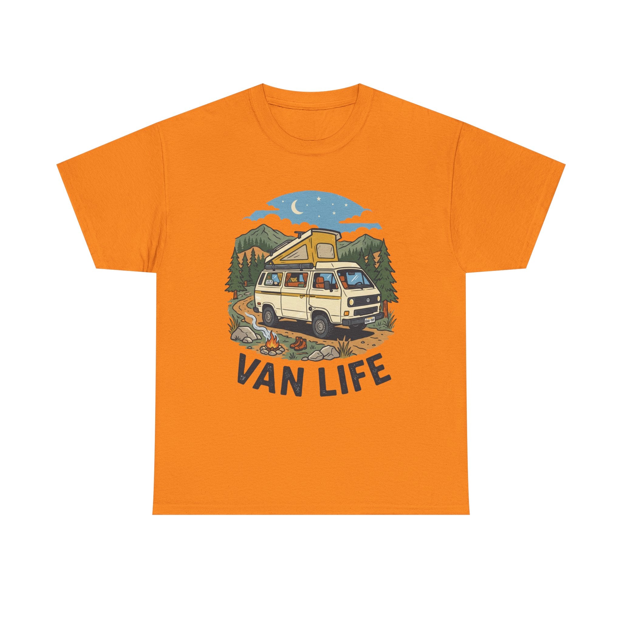 Van Life Tee — Vintage Camper Graphic T-Shirt
