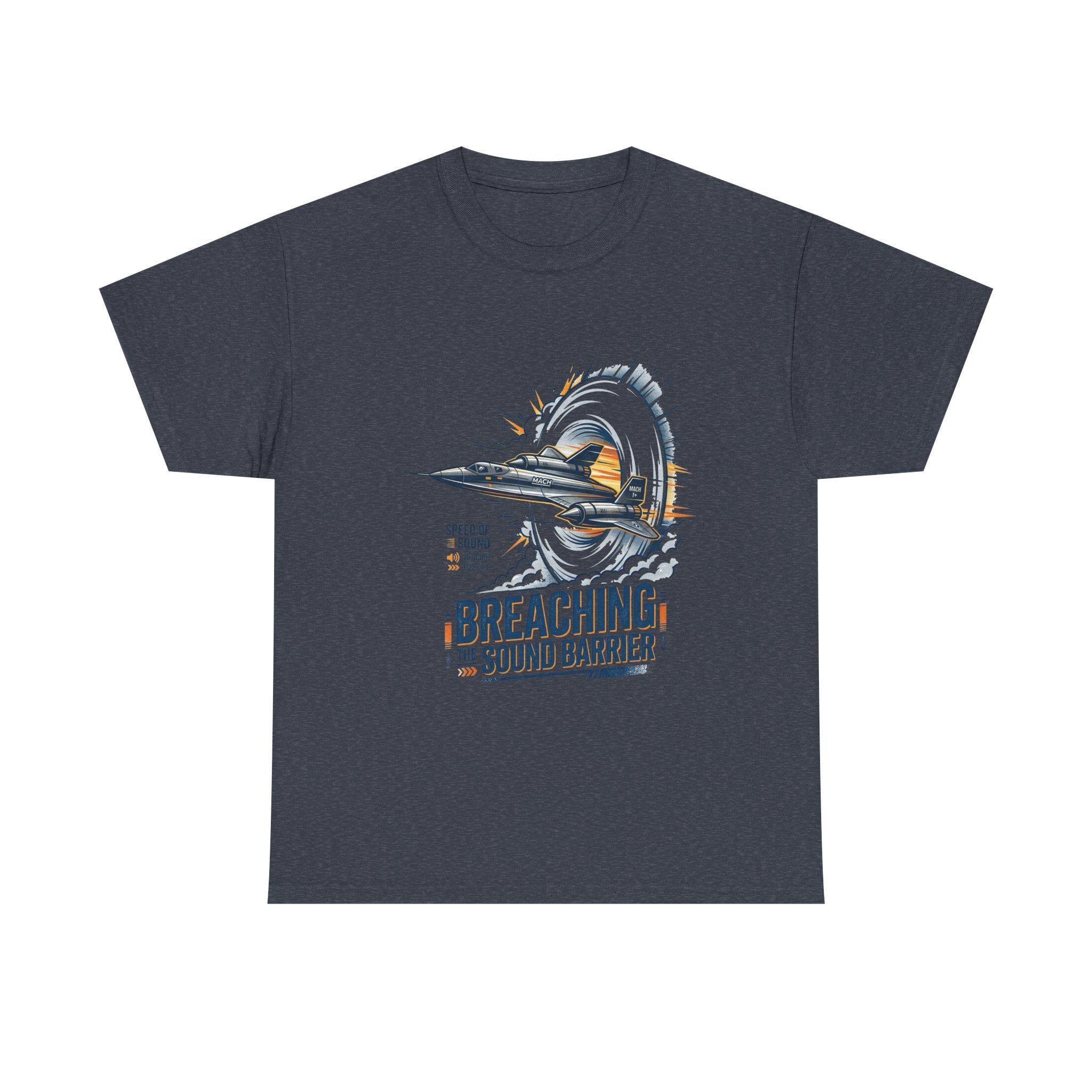 Sonic Boom T-Shirt — 'Breaching the Sound Barrier' Jet Trainer Aviation Graphic Tee