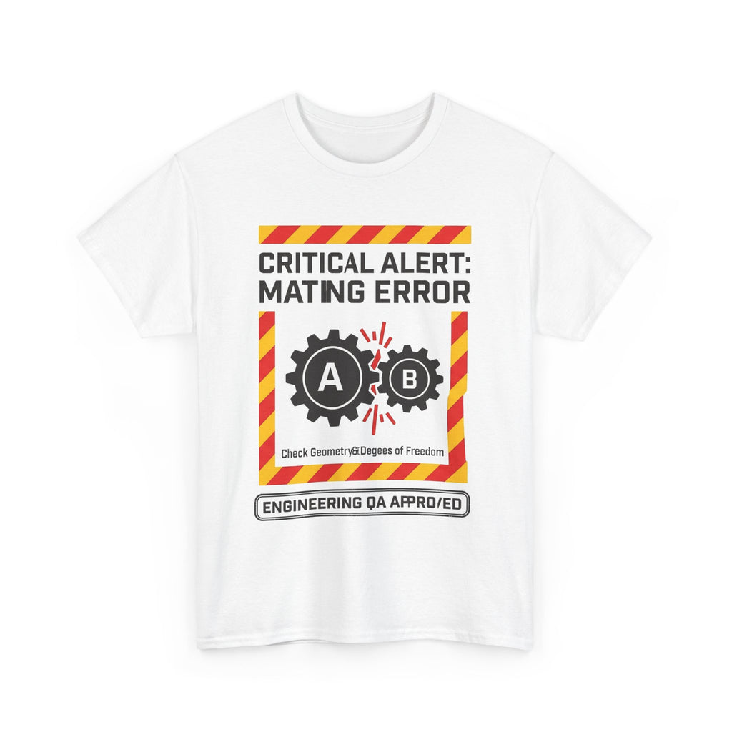 Mating Error T‑Shirt — Funny Engineering QA Alert Tee