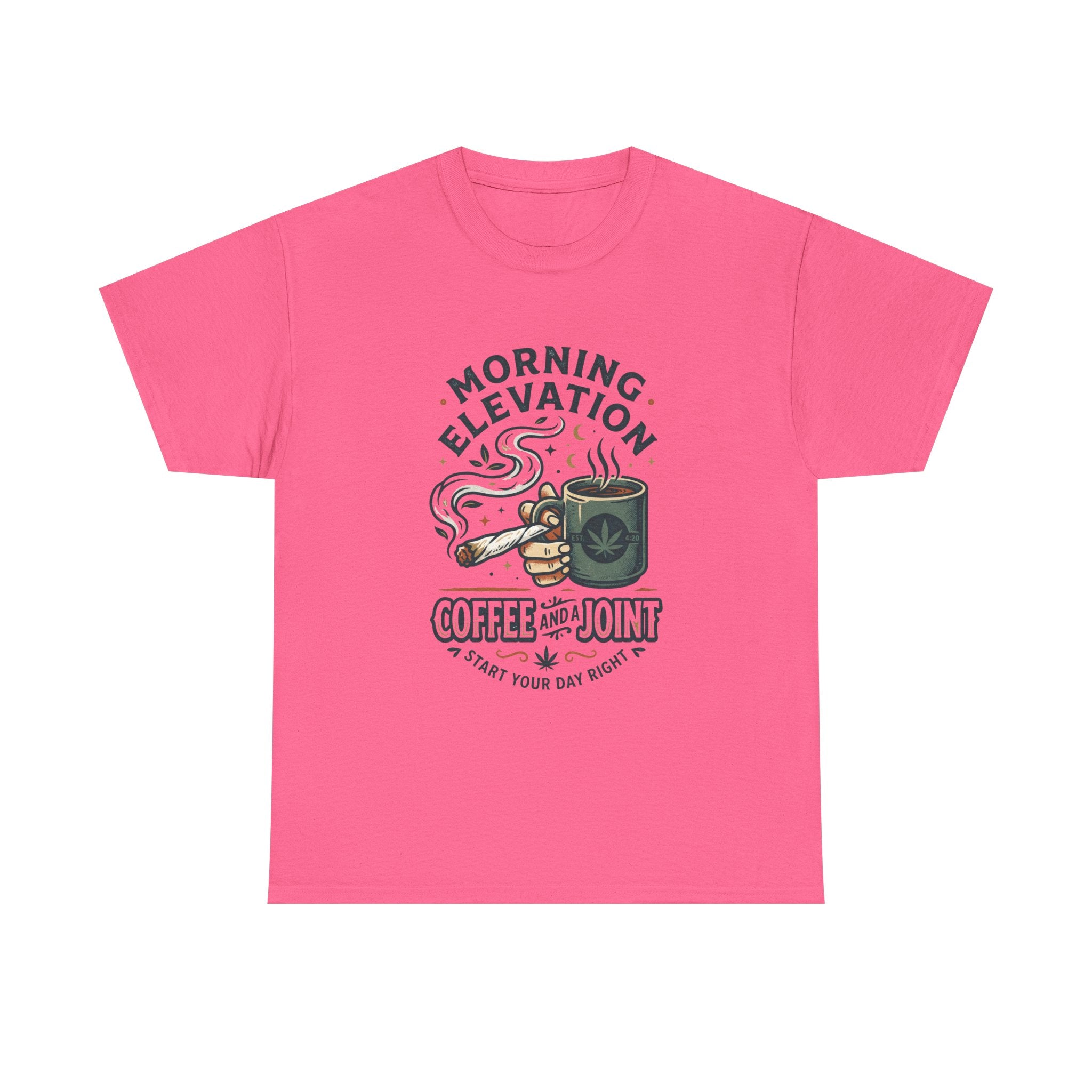 Coffee & Joint T-Shirt — Morning Elevation Graphic Tee