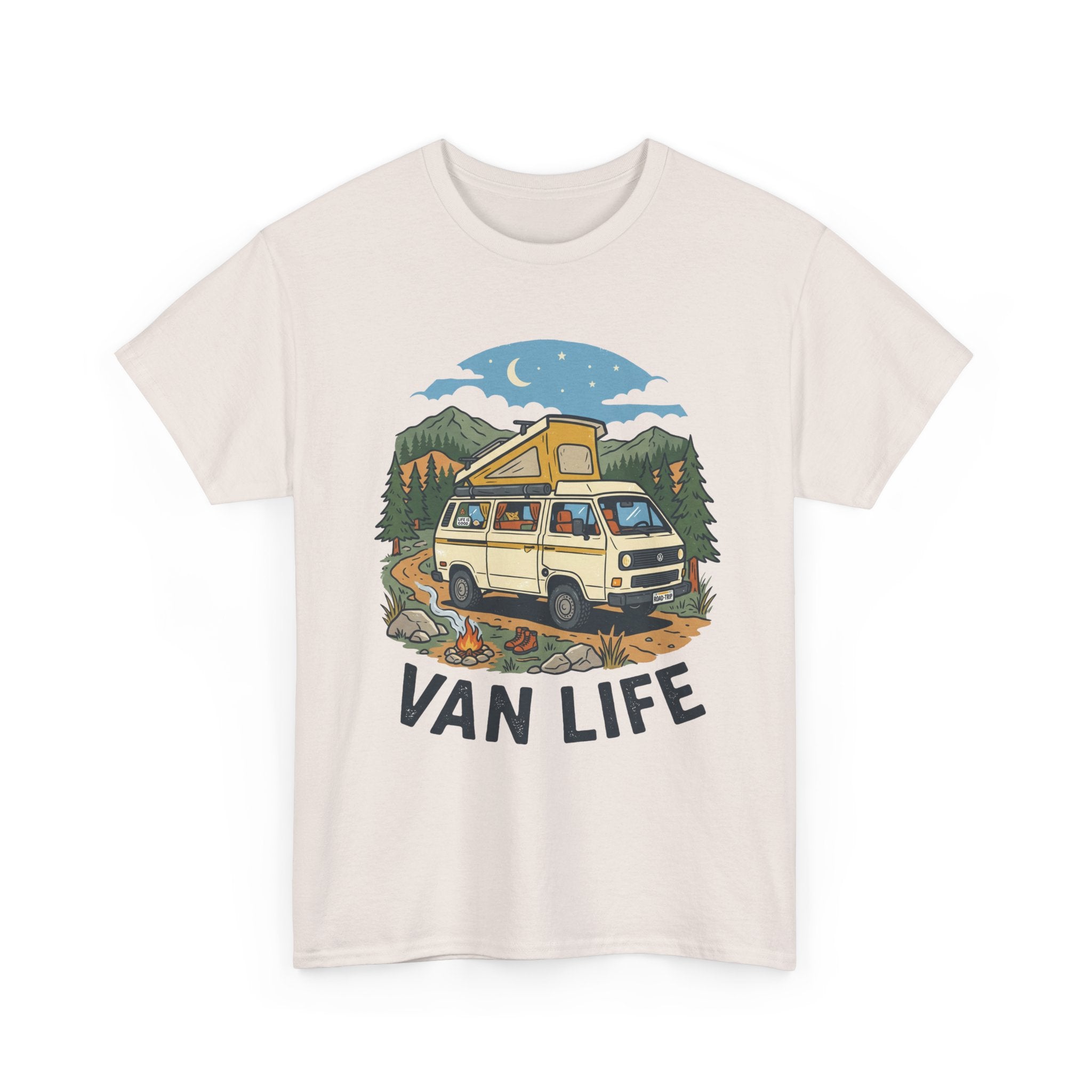 Van Life Tee — Vintage Camper Graphic T-Shirt