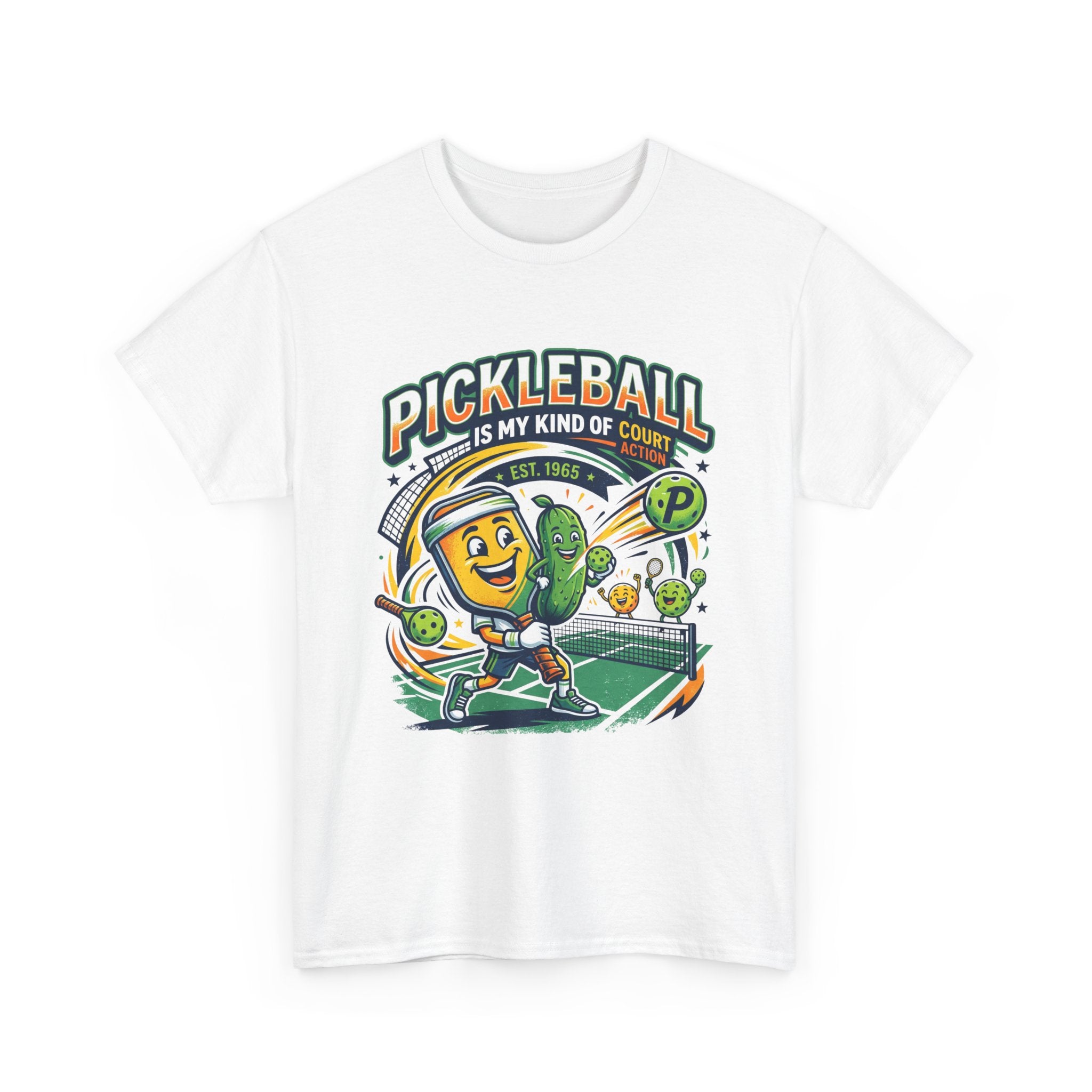 Pickleball Is My Kind of Court T‑Shirt — Funny Pickle Paddle & Dink Graphic Tee